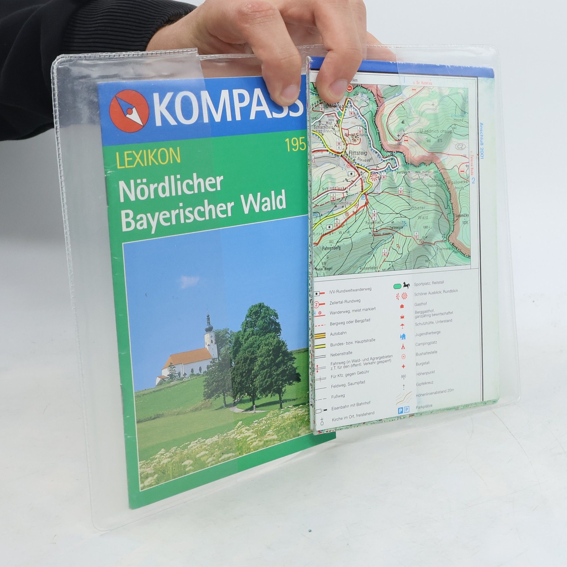 Kompass - 195: Nördlicher Bayerischer Wald: Wandern/Rad/Langlauf. GPS-genau. 1:50.000
