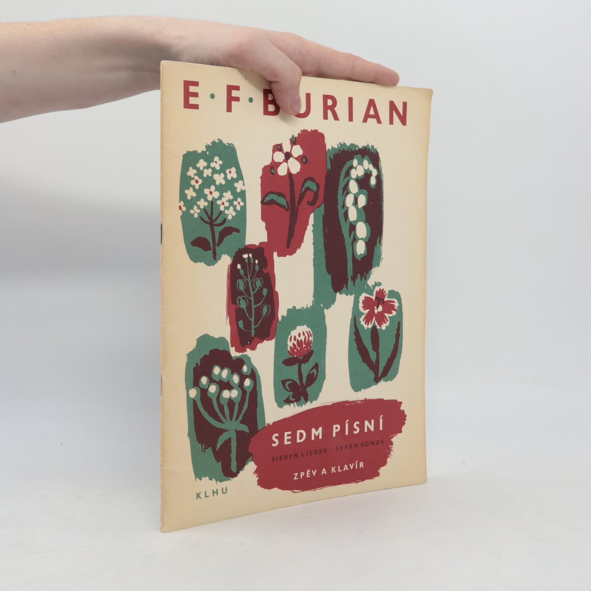 Emil František Burian Sedm písní