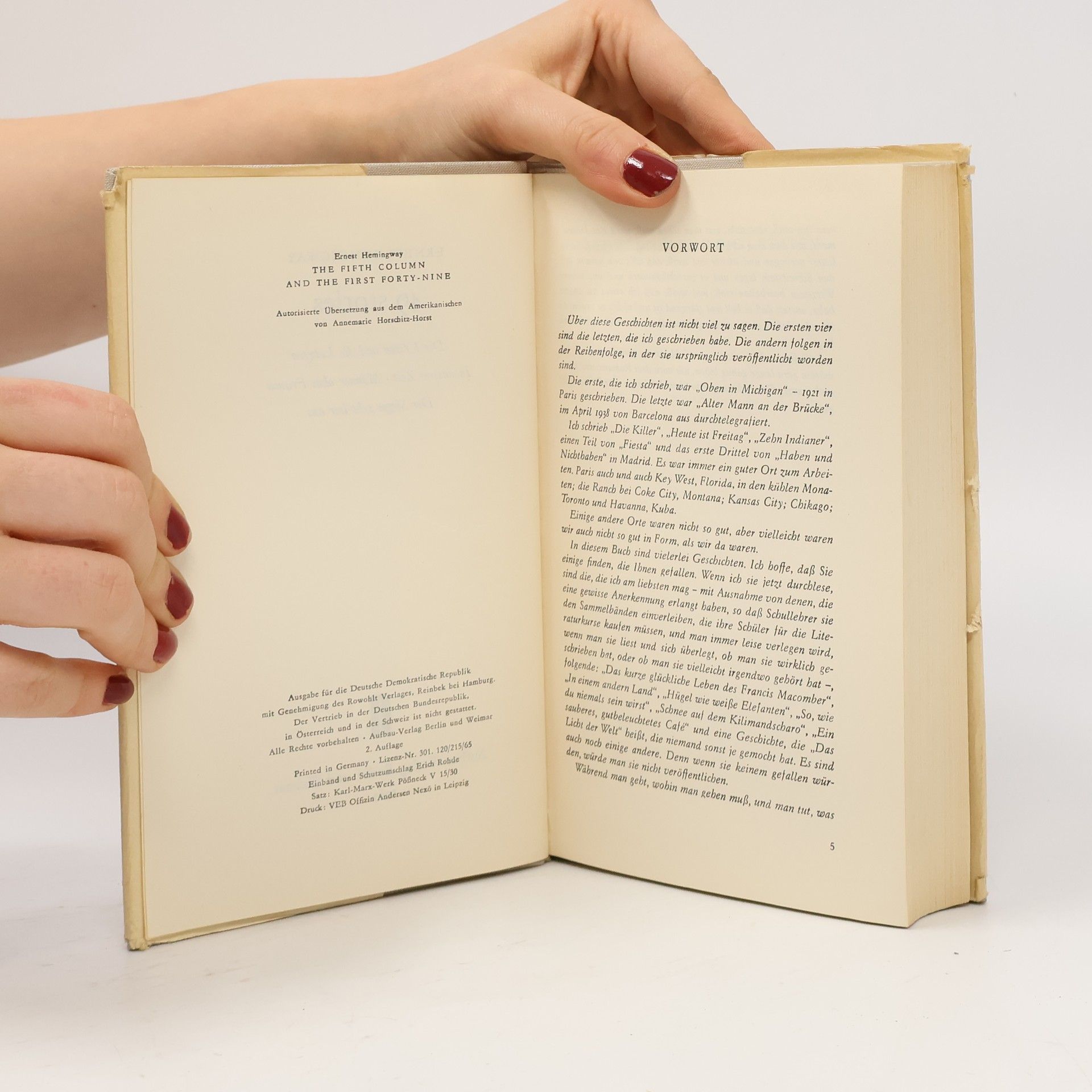 Ernest Hemingway 49 Stories