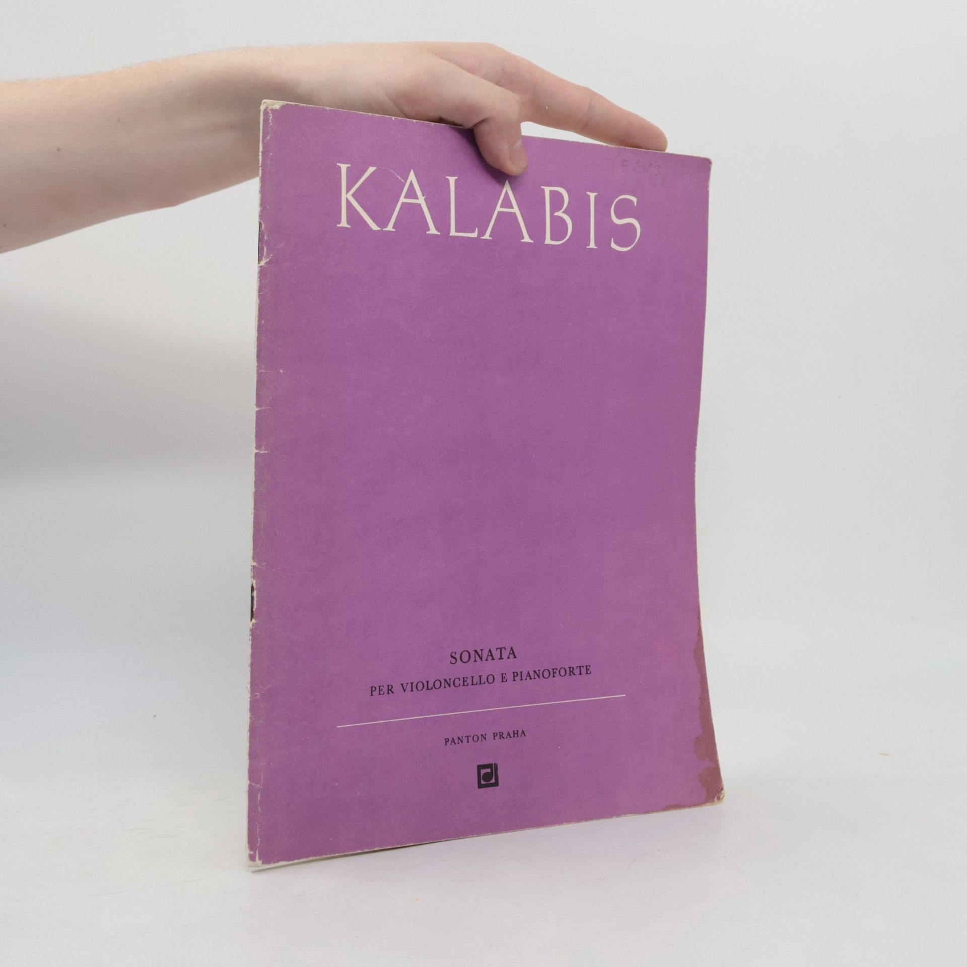 Viktor Kalabis Sonata pro violoncello a klavír Op. 29