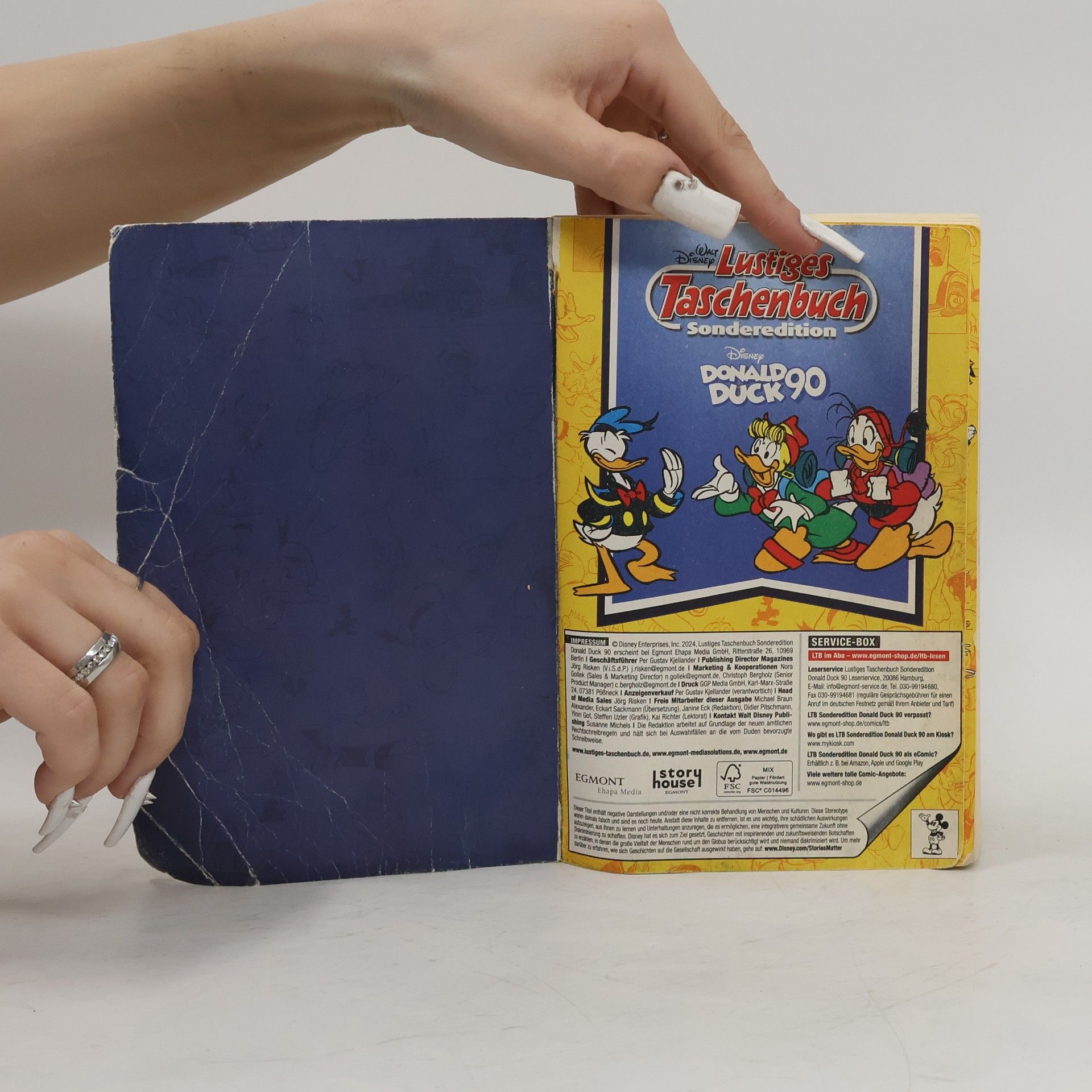 Walt Disney Lustiges Taschenbuch Sonderedition 4. 90 Jahre Donald