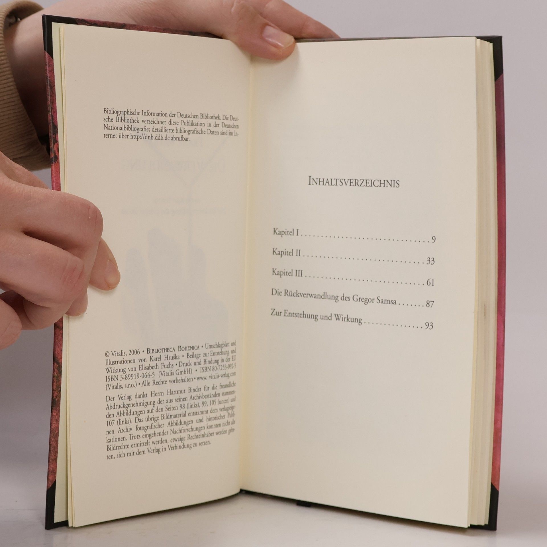 Franz Kafka Die Verwandlung. Sowie Karl Brands "Die Rückverwandlung des Gregor Samsa"