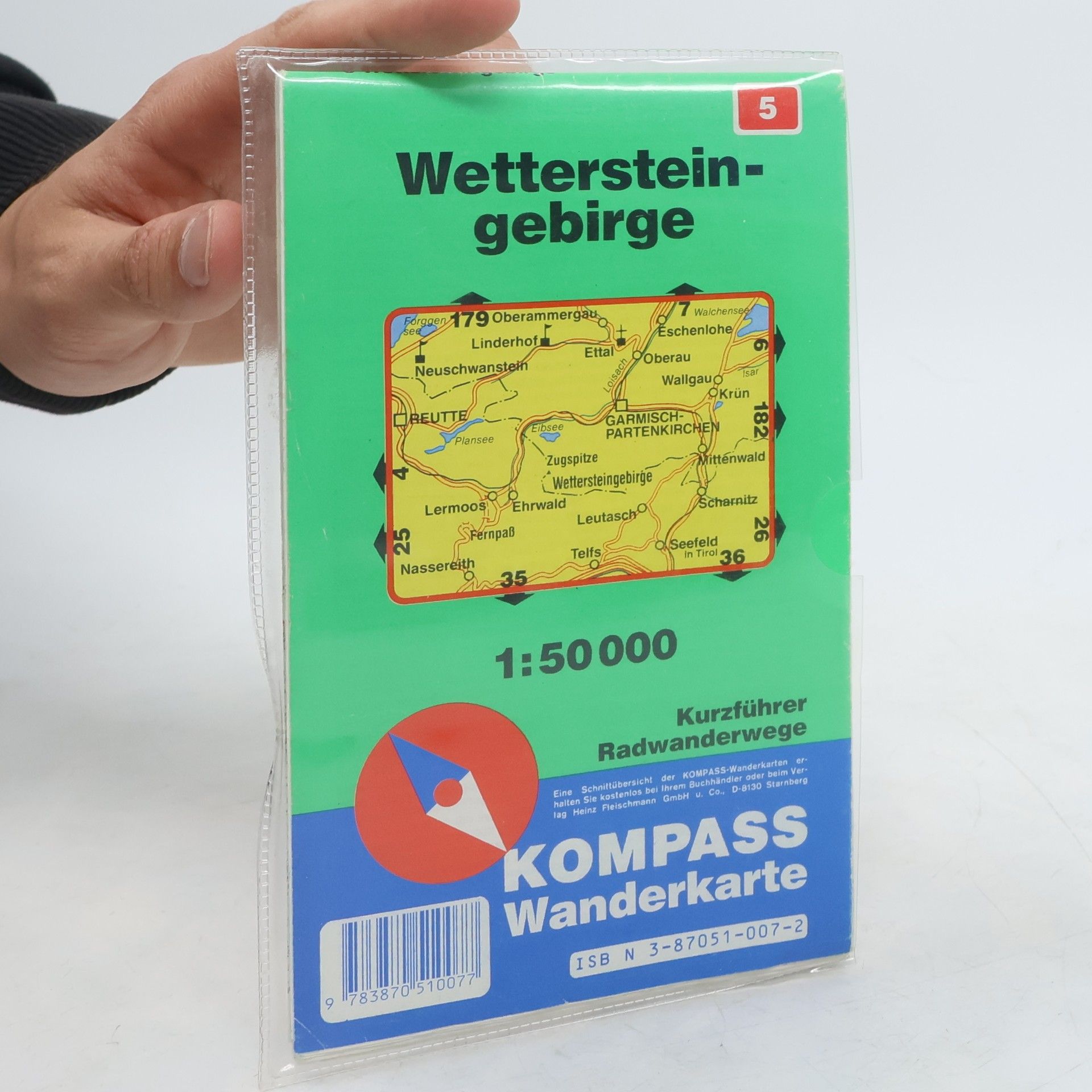 KOMPASS Wanderkarte - 5: Wettersteingebirge
