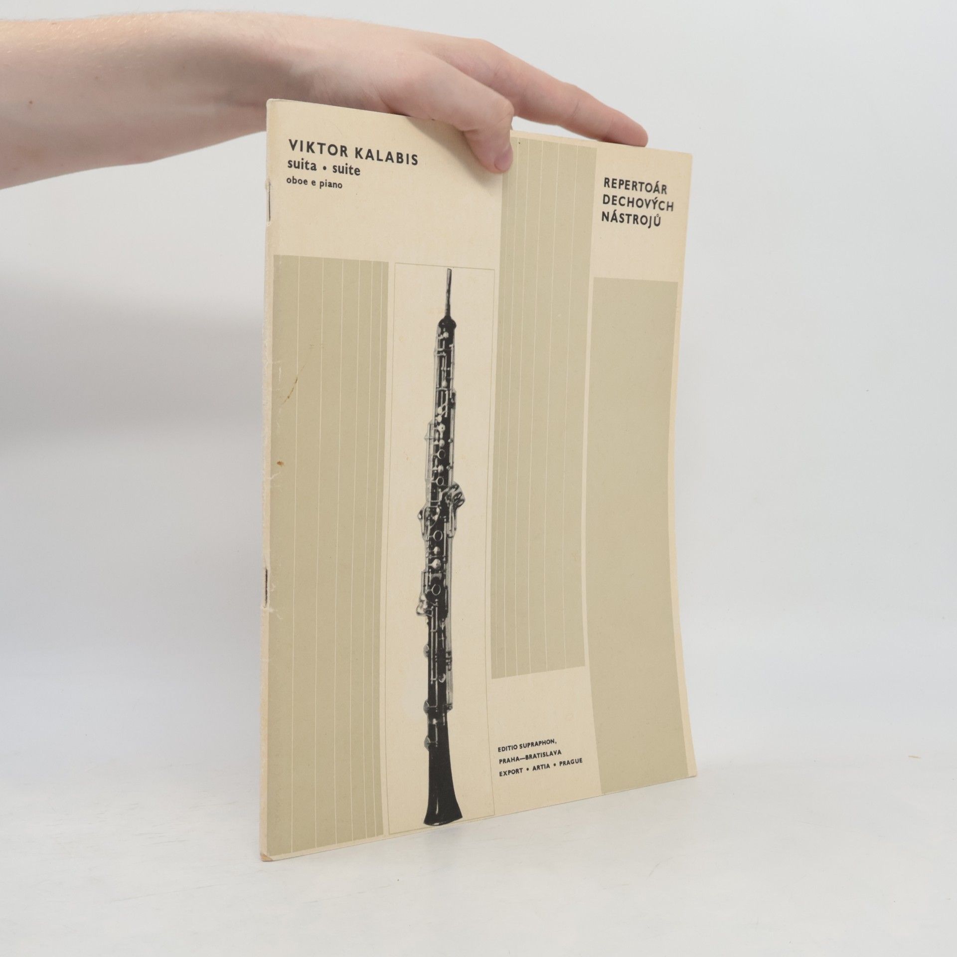 Viktor Kalabis Repertoár dechových nástrojů. Suita oboe e piano