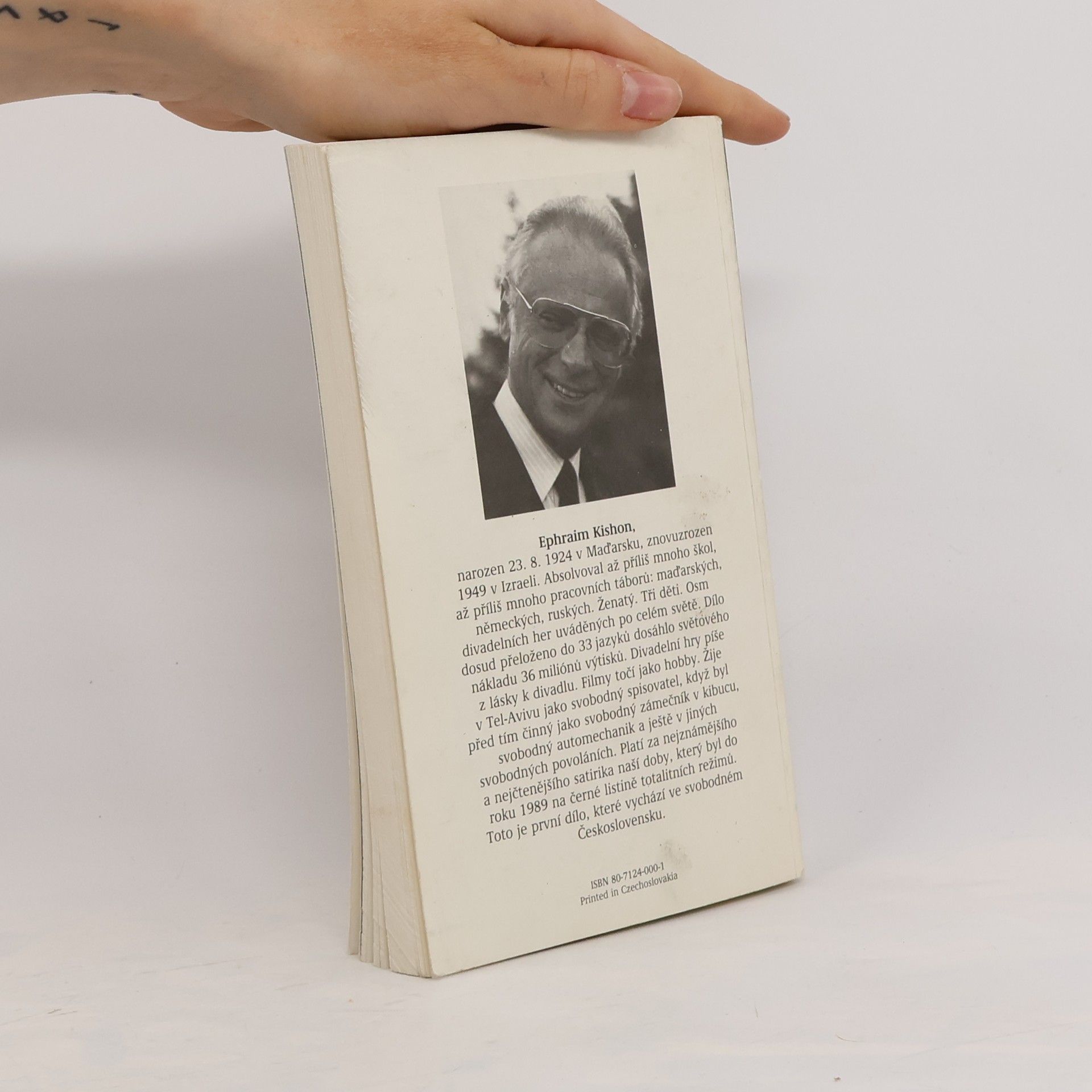 Ephraim Kishon Inkognito v Praze
