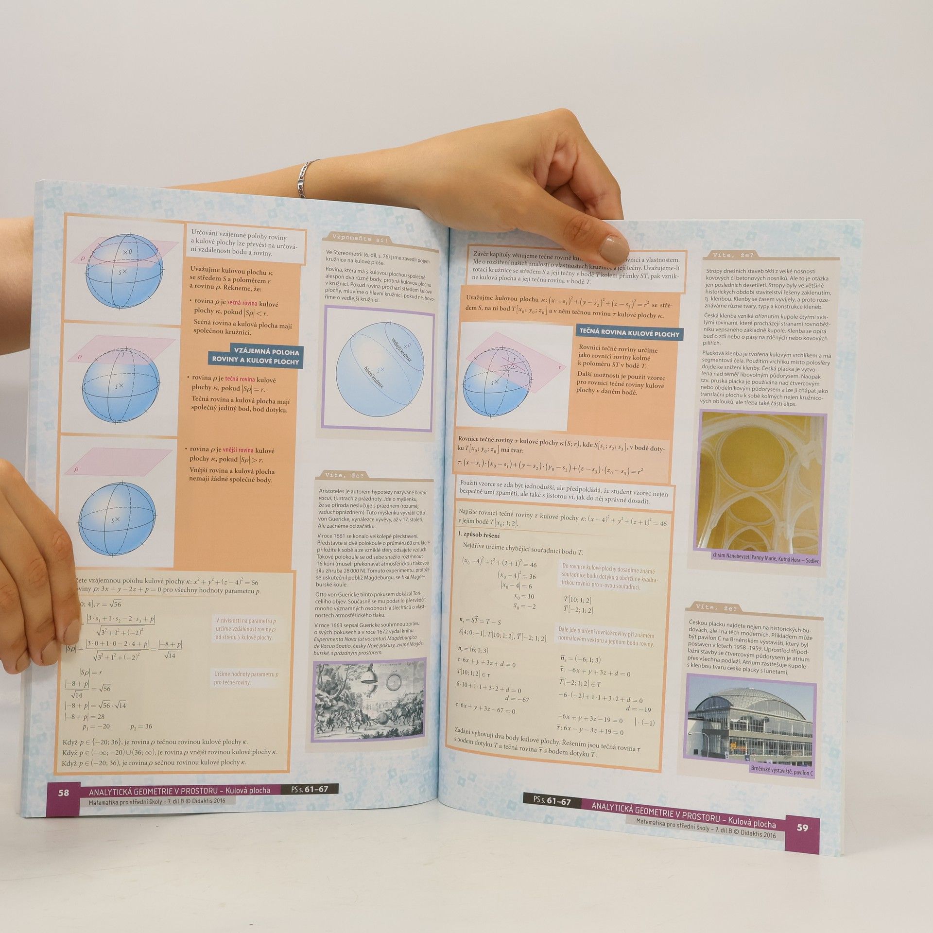 Jan Vondra Matematika pro střední školy – 7. díl B: Analytická geometrie v prostoru – Učebnice