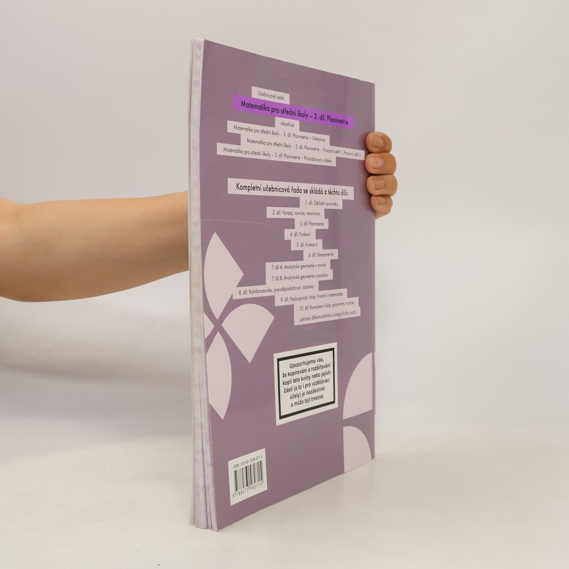 Autorenkollektiv Matematika pro střední školy 3. díl. Planimetrie. Pracovní sešit 1