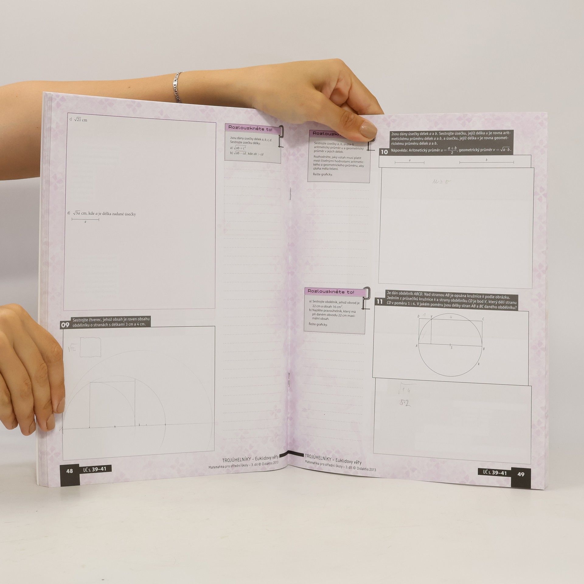 Autorenkollektiv Matematika pro střední školy 3. díl. Planimetrie. Pracovní sešit 1