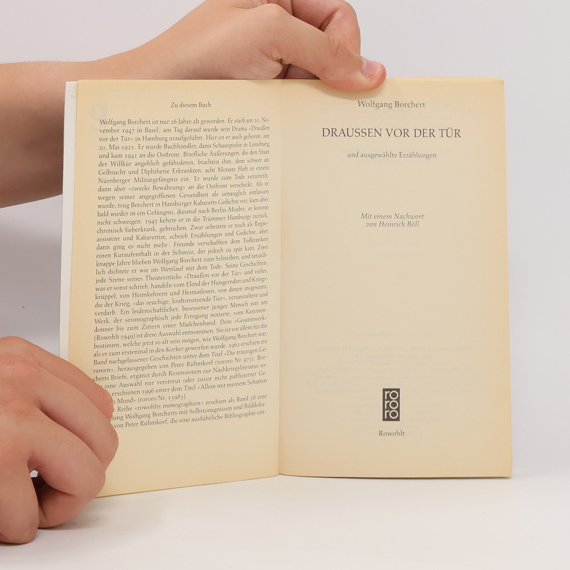 Heinrich Böll Draußen vor der tür