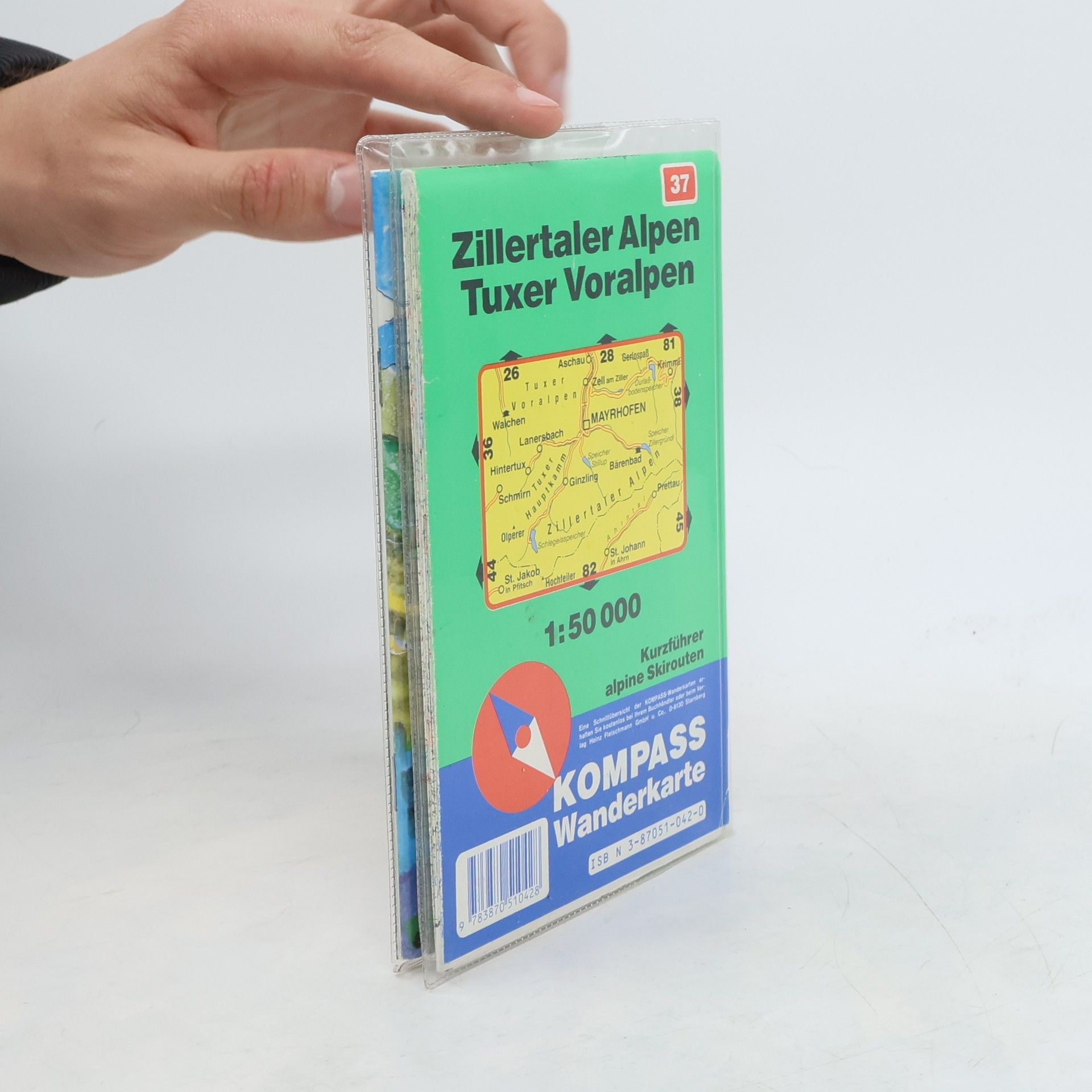 Autorenkollektiv Zillertaler Alpen, Tuxer Voralpen 37. 1:50 000
