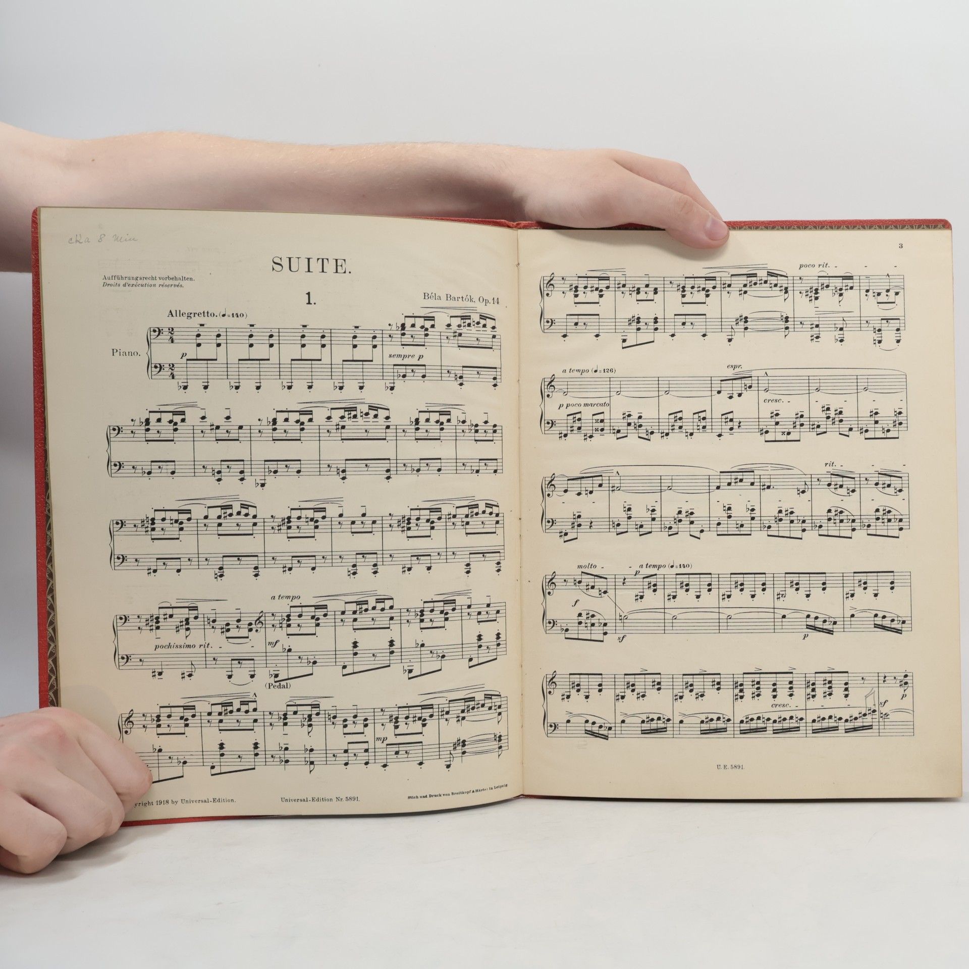 Béla Bartók Klavierkompositionen