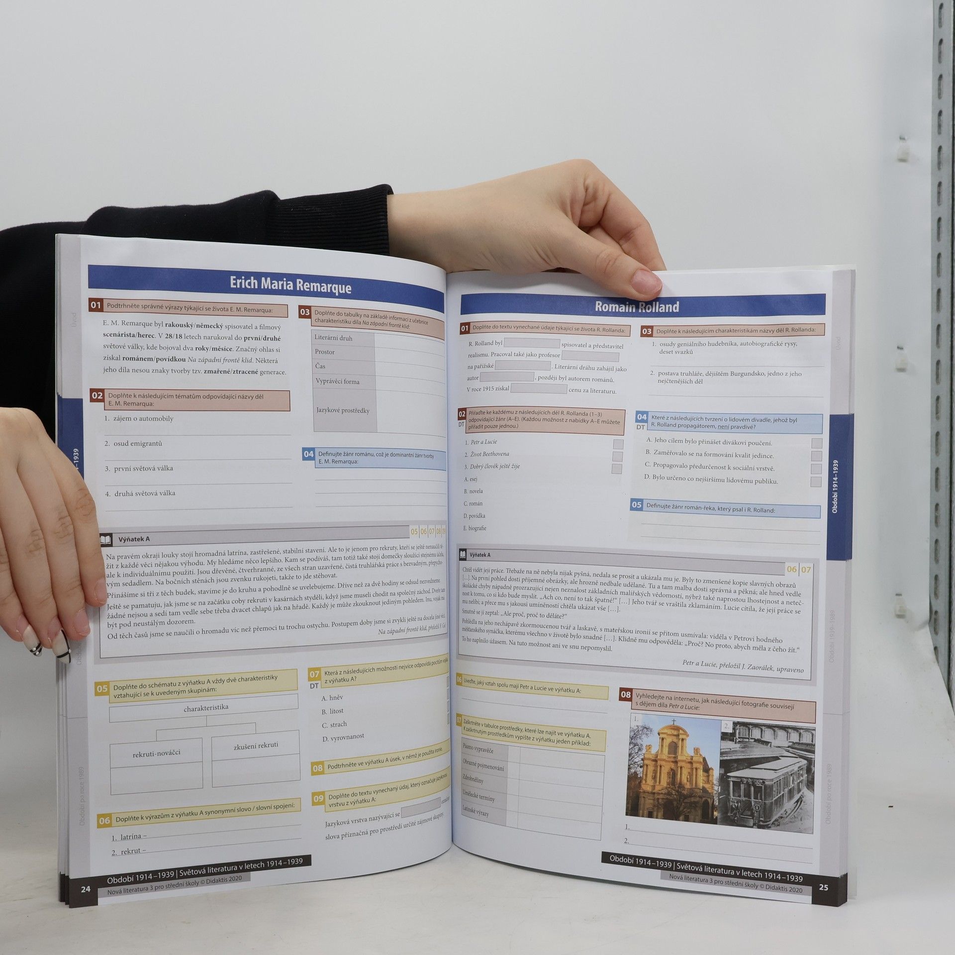 Jolana Fišarová Nová literatura 3 pro střední školy. Pracovní sešit 1