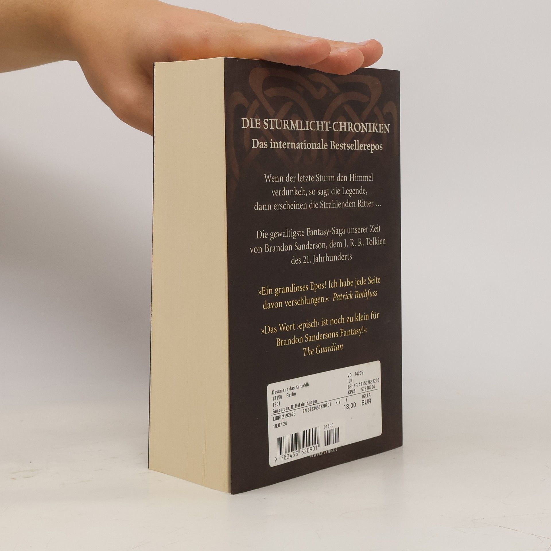 Brandon Sanderson Der Ruf der Klingen