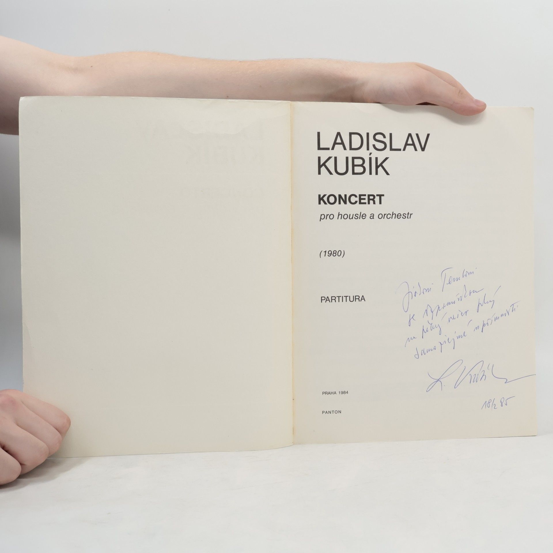 Ladislav Kubík Concerto. Koncert pro housle a orchestr 1