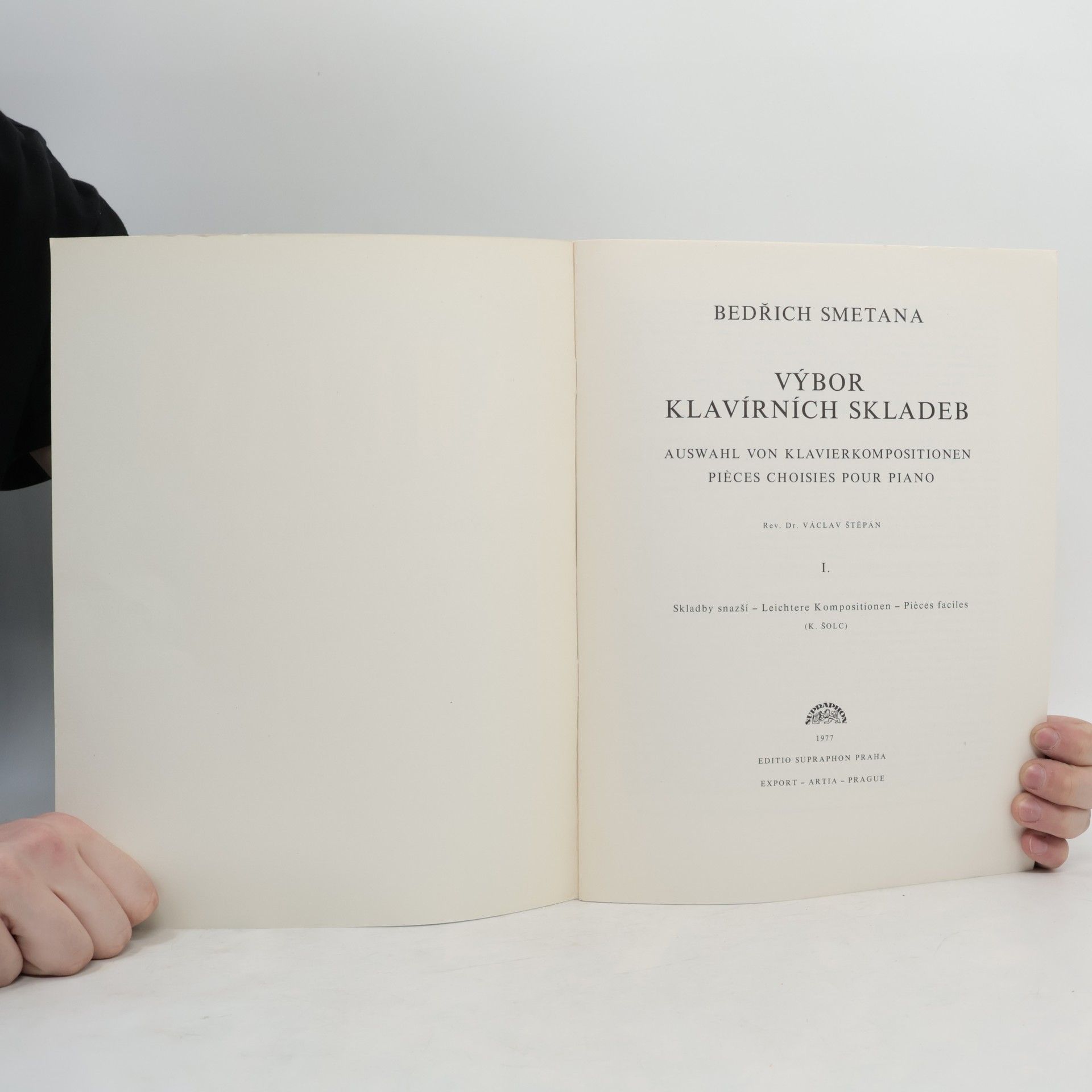 Bedřich Smetana Výbor klavírních skladeb