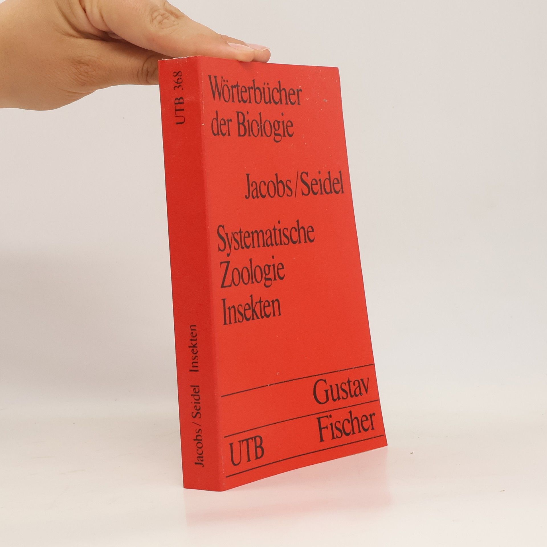 Werner Jacobs Systematische Zoologie, Insekten