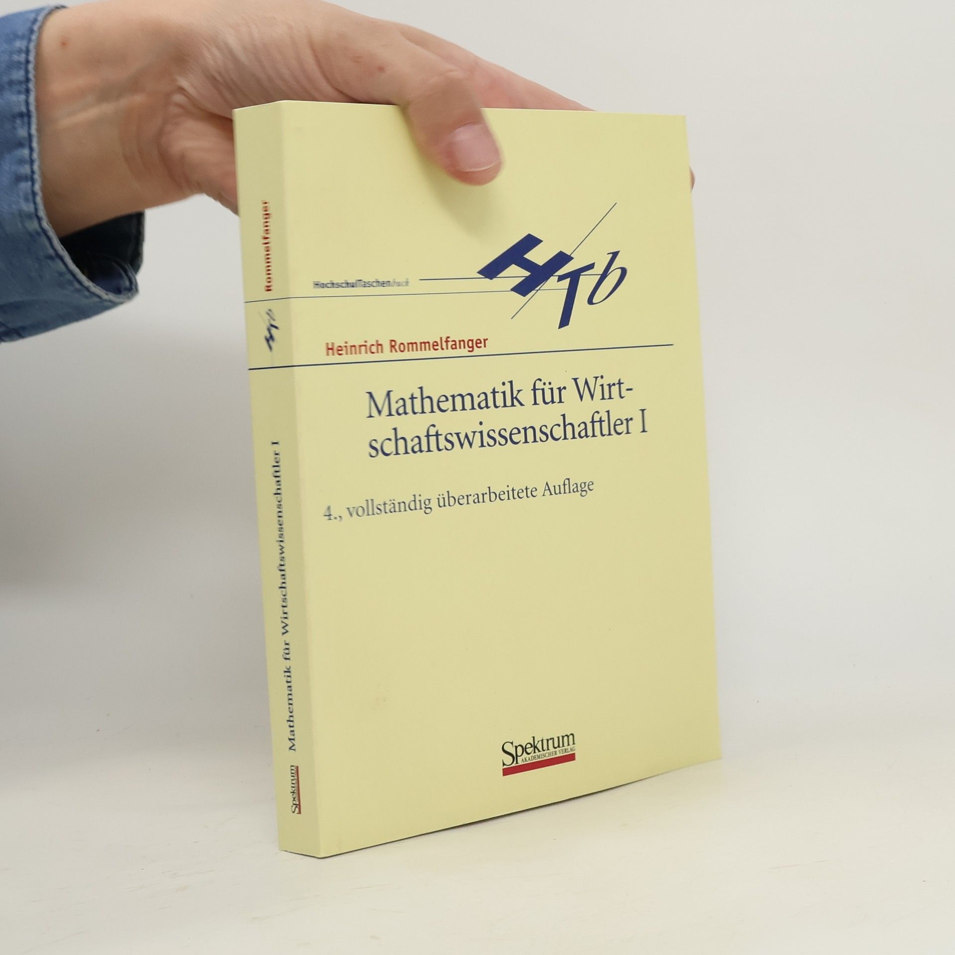 Heinrich Rommelfanger Mathematik für Wirtschaftswissenschaftler