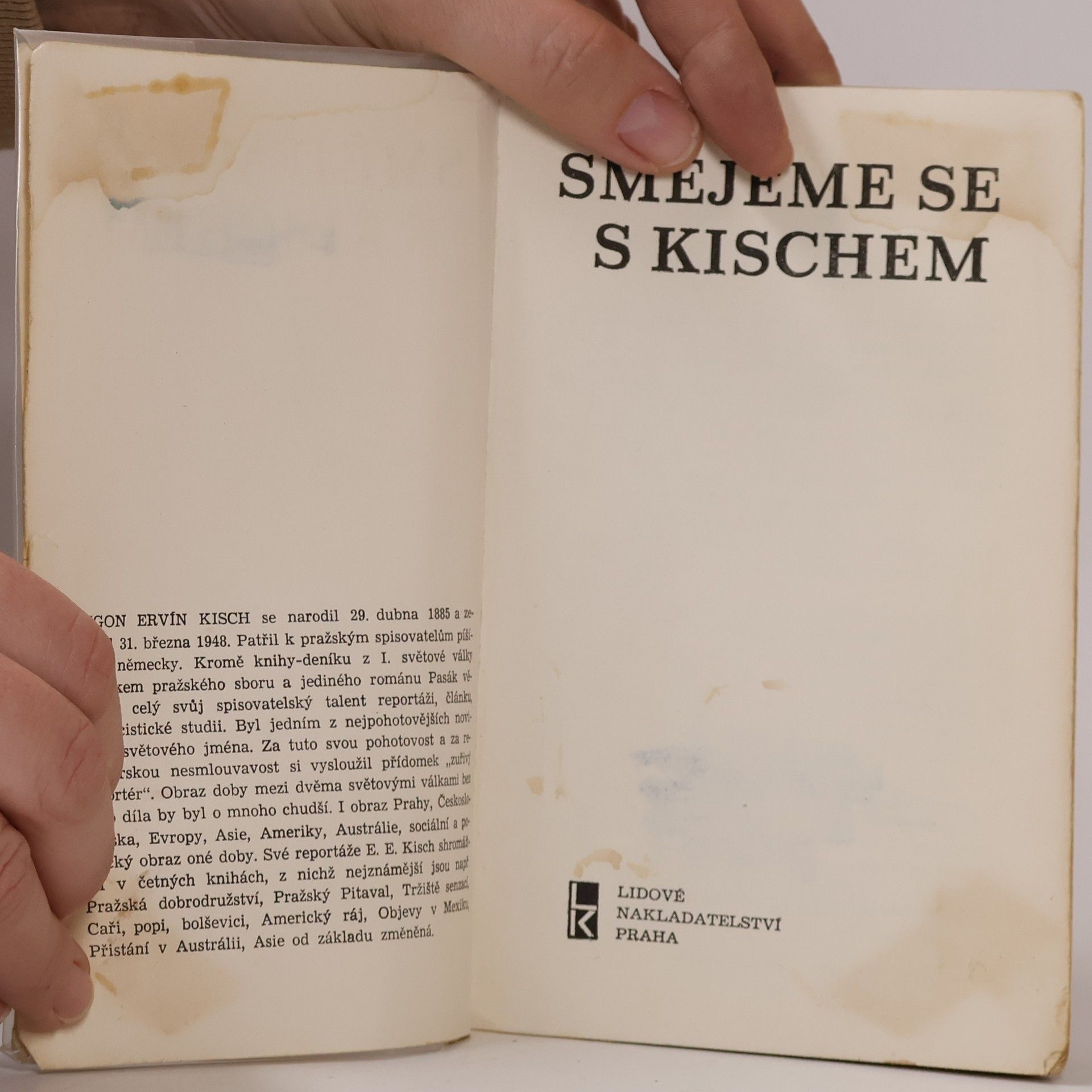 Egon Erwin Kisch Smějeme se s Kischem