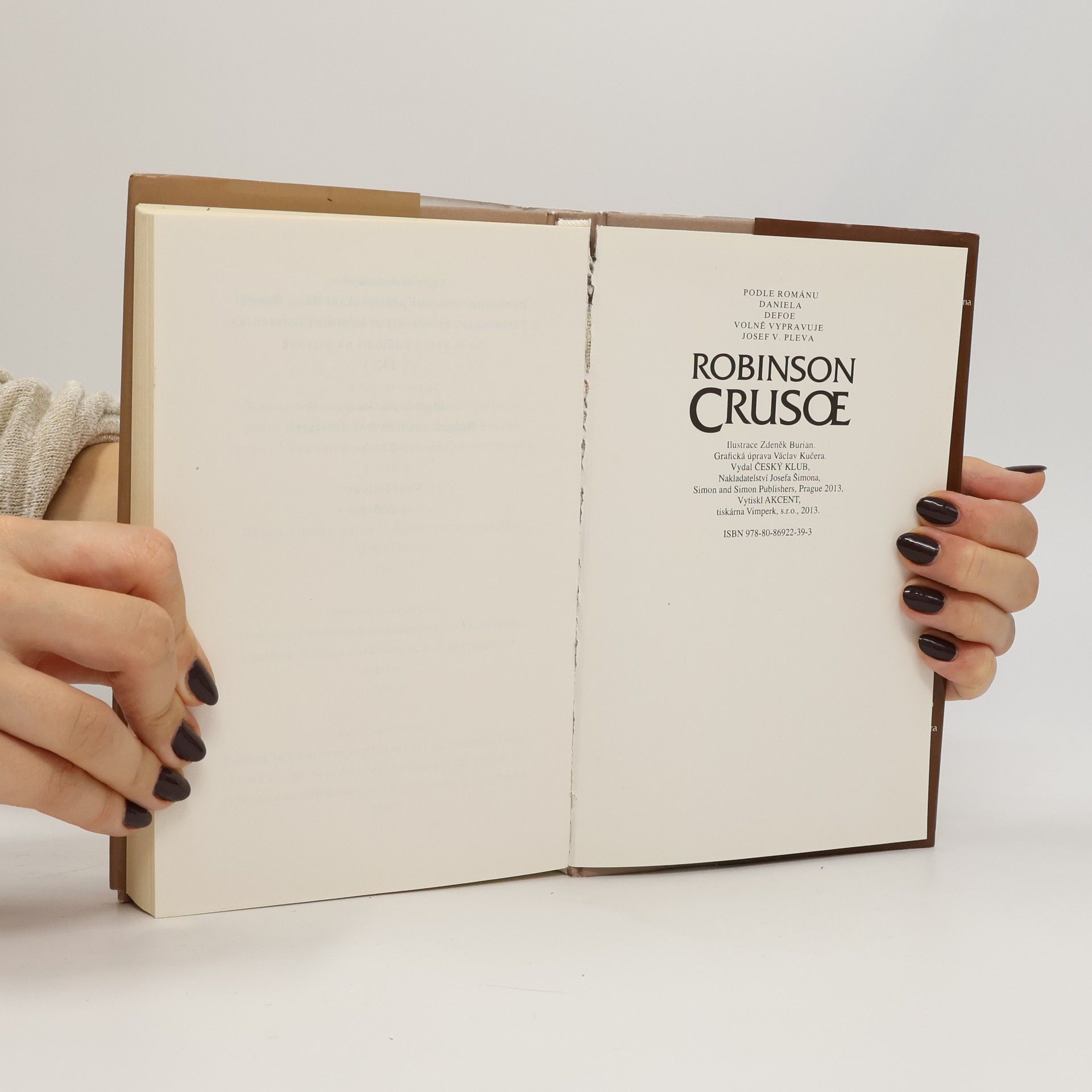 Josef Věromír Pleva Robinson Crusoe