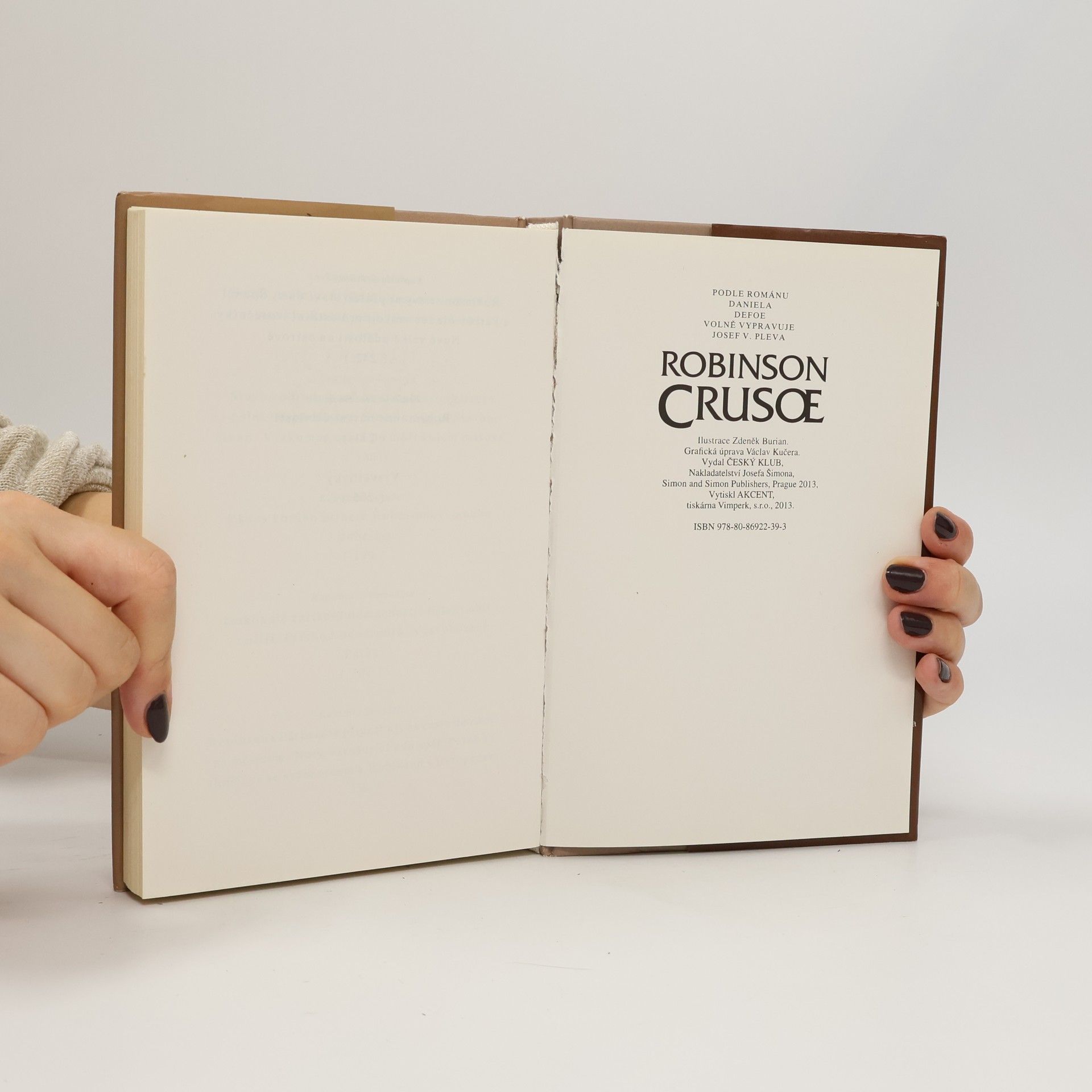 Josef Věromír Pleva Robinson Crusoe