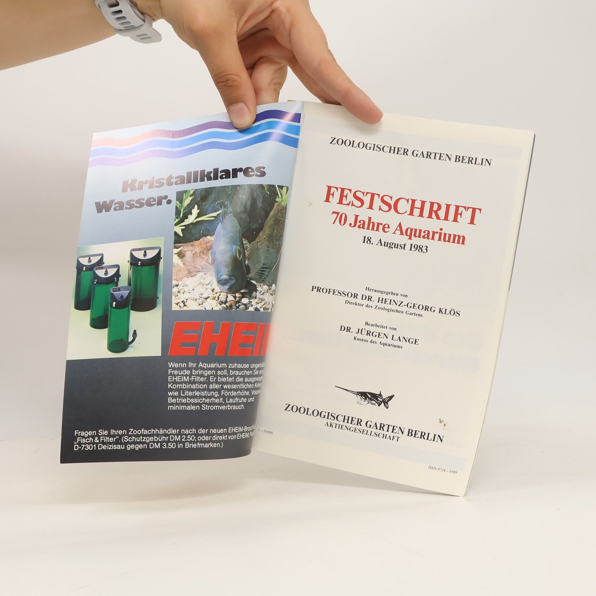 Autorenkollektiv 70 Jahre Aquarium Zoo Berlin