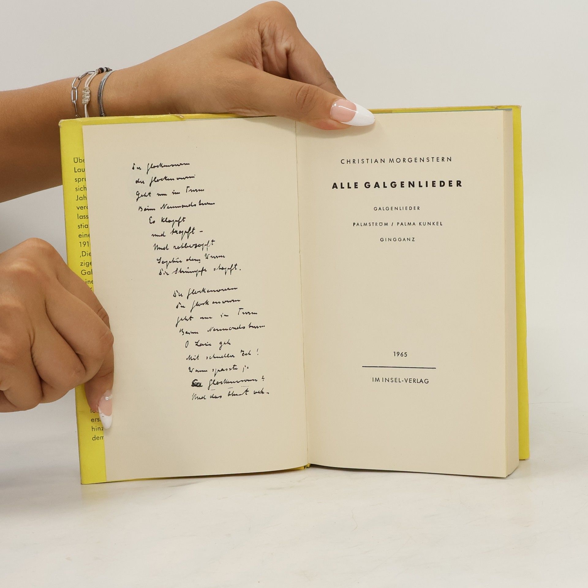 Christian Morgenstern Alle Galgenlieder