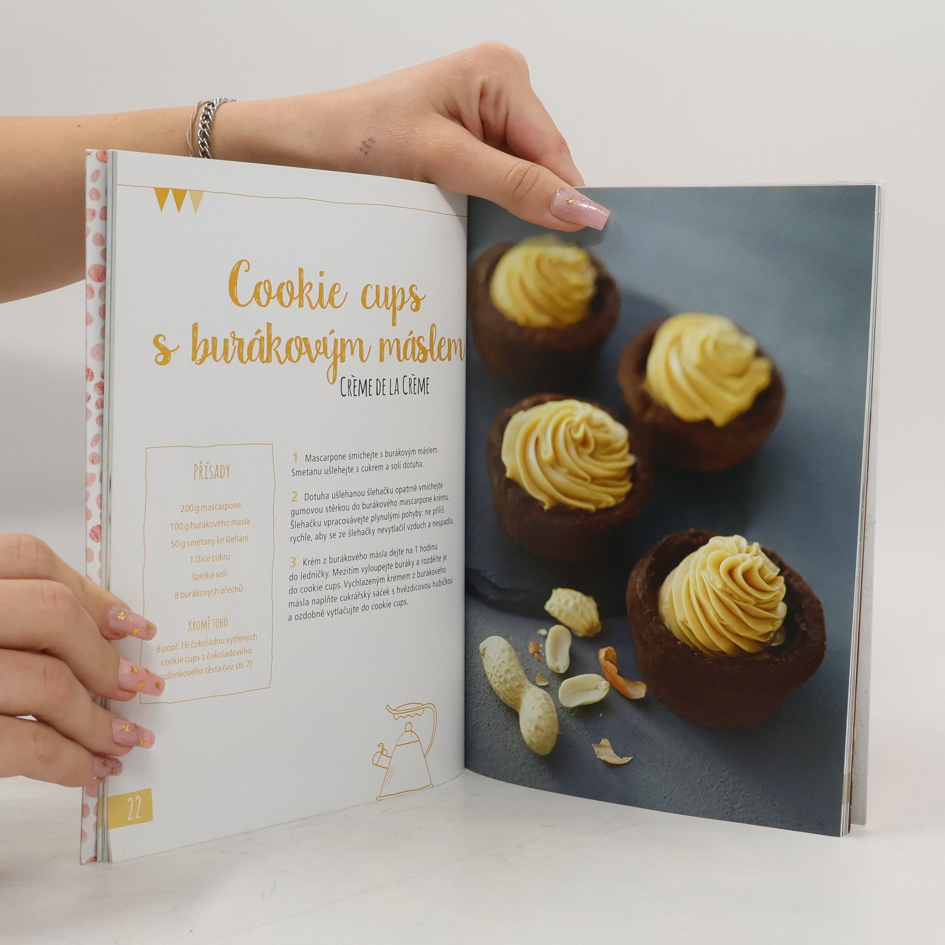 Vito Capezzuto TOPP Cookie cups s lahodnou náplní