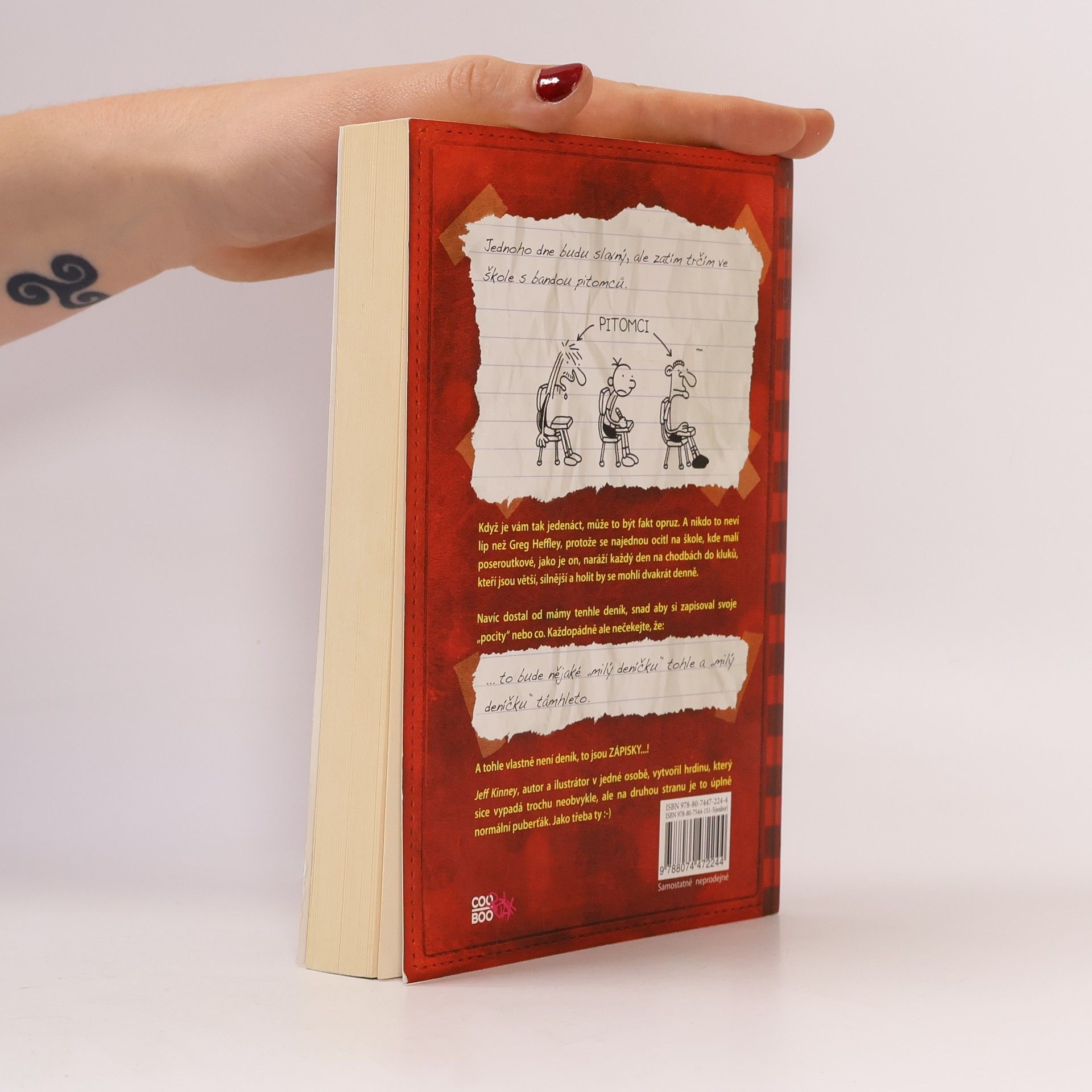 Jeff Kinney Deník malého poseroutky 1
