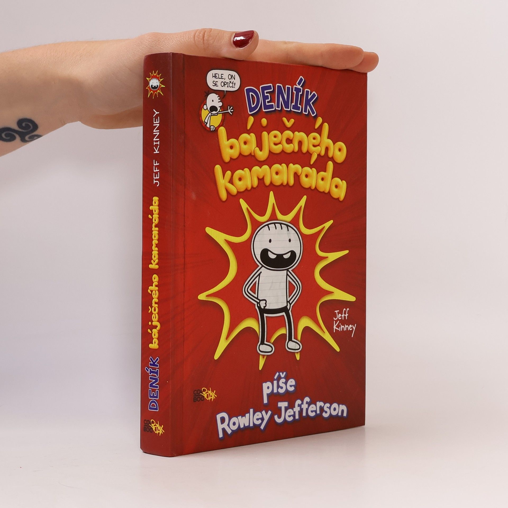Jeff Kinney Deník báječného kamaráda. Píše Rowley Jefferson