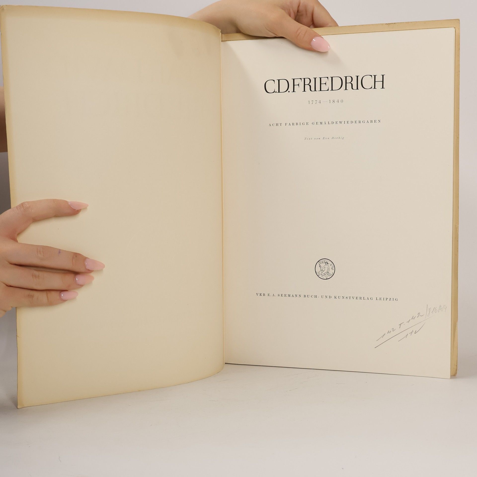 Eva Herbig Caspar David Friedrich. Farbige Gemäldewiedergaben Mappe 122