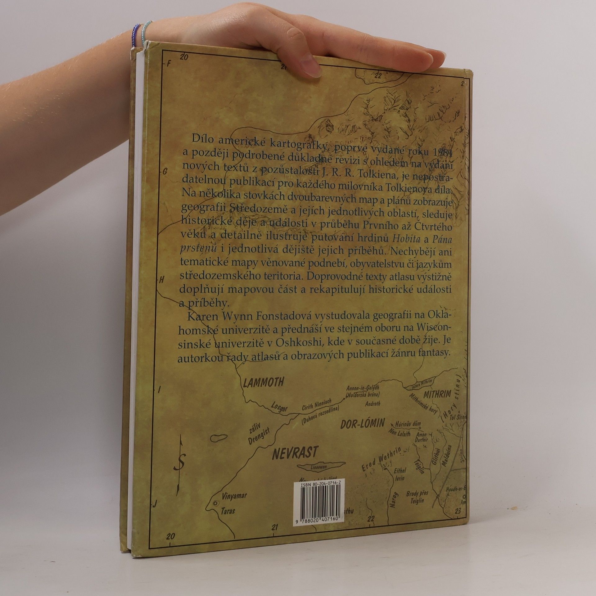 Karen Wynn Fonstad Atlas Středozemě