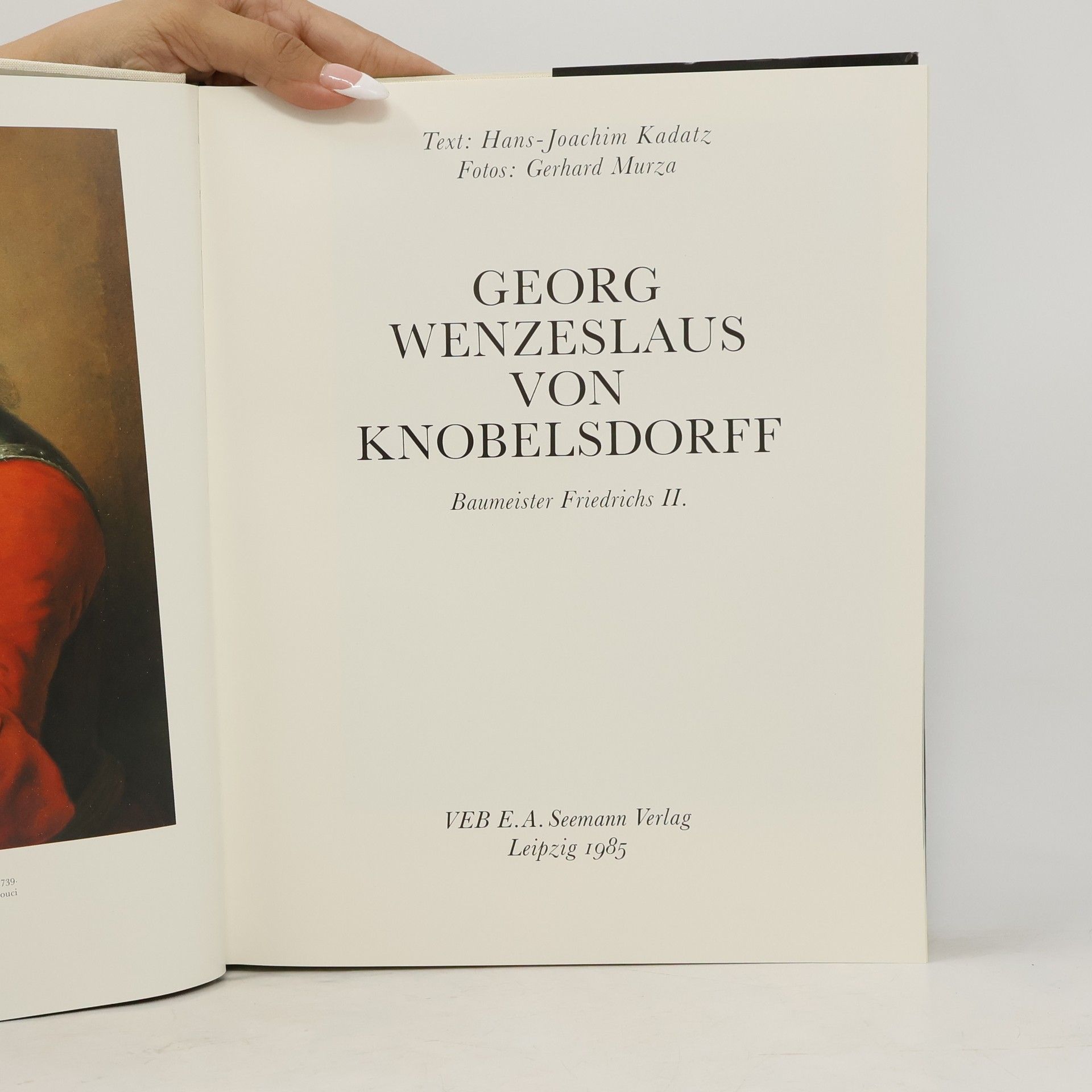 Hans-Joachim Kadatz Georg Wenzeslaus von Knobelsdorff