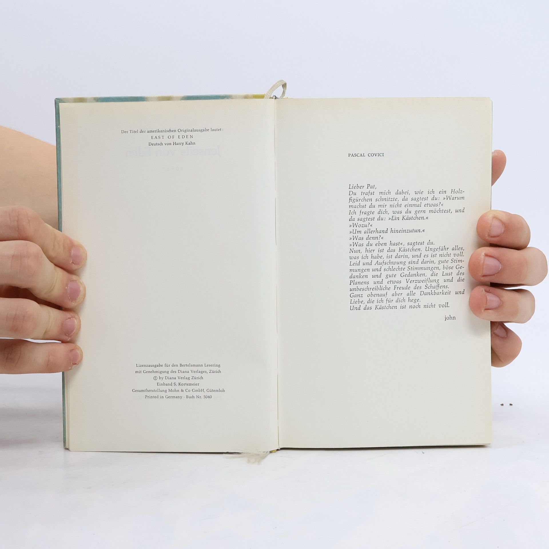 John Steinbeck Jenseits von Eden