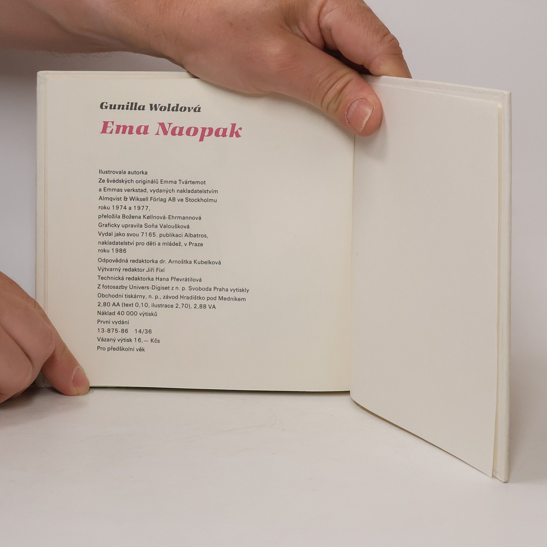 Gunilla Wolde Ema Naopak
