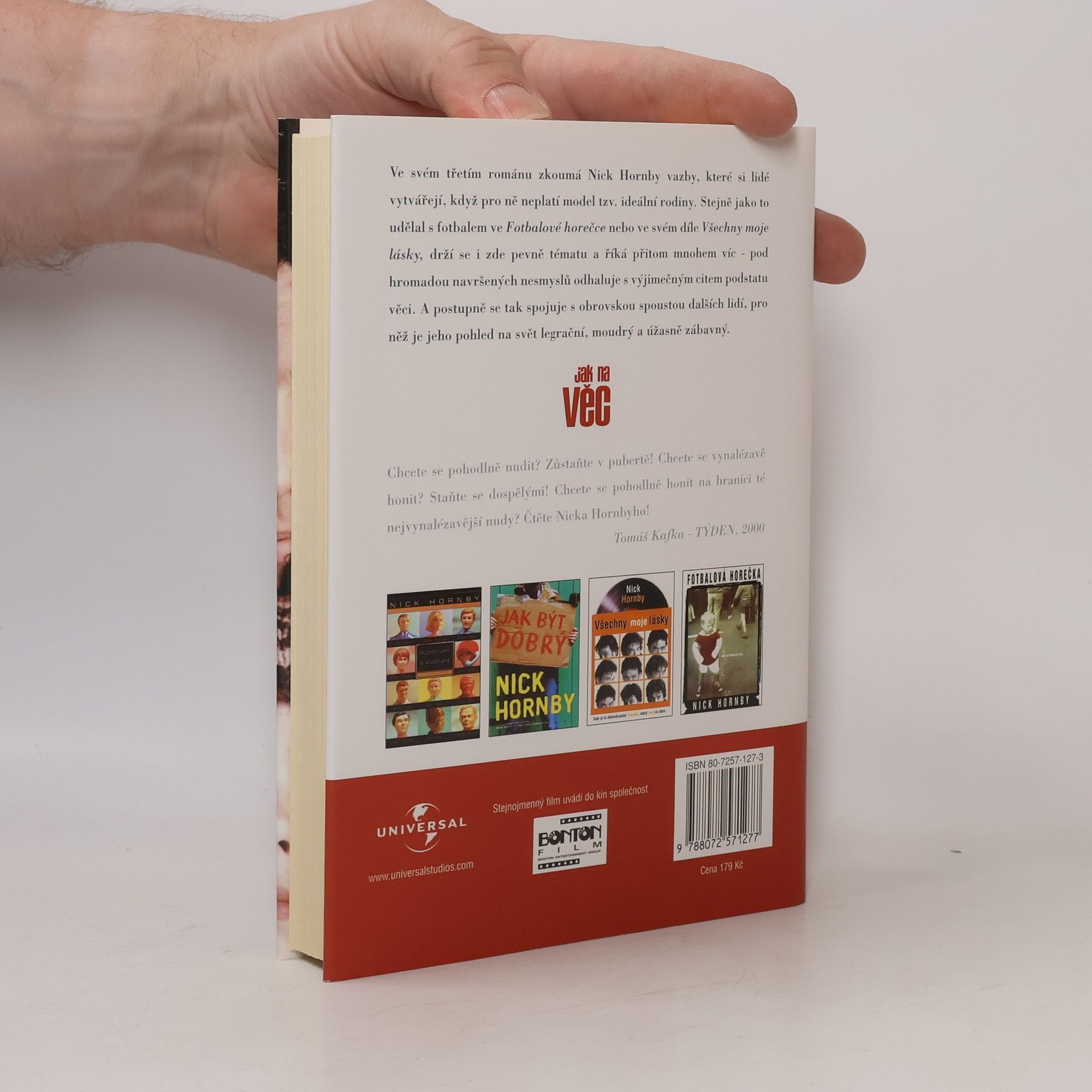 Nick Hornby Jak na věc