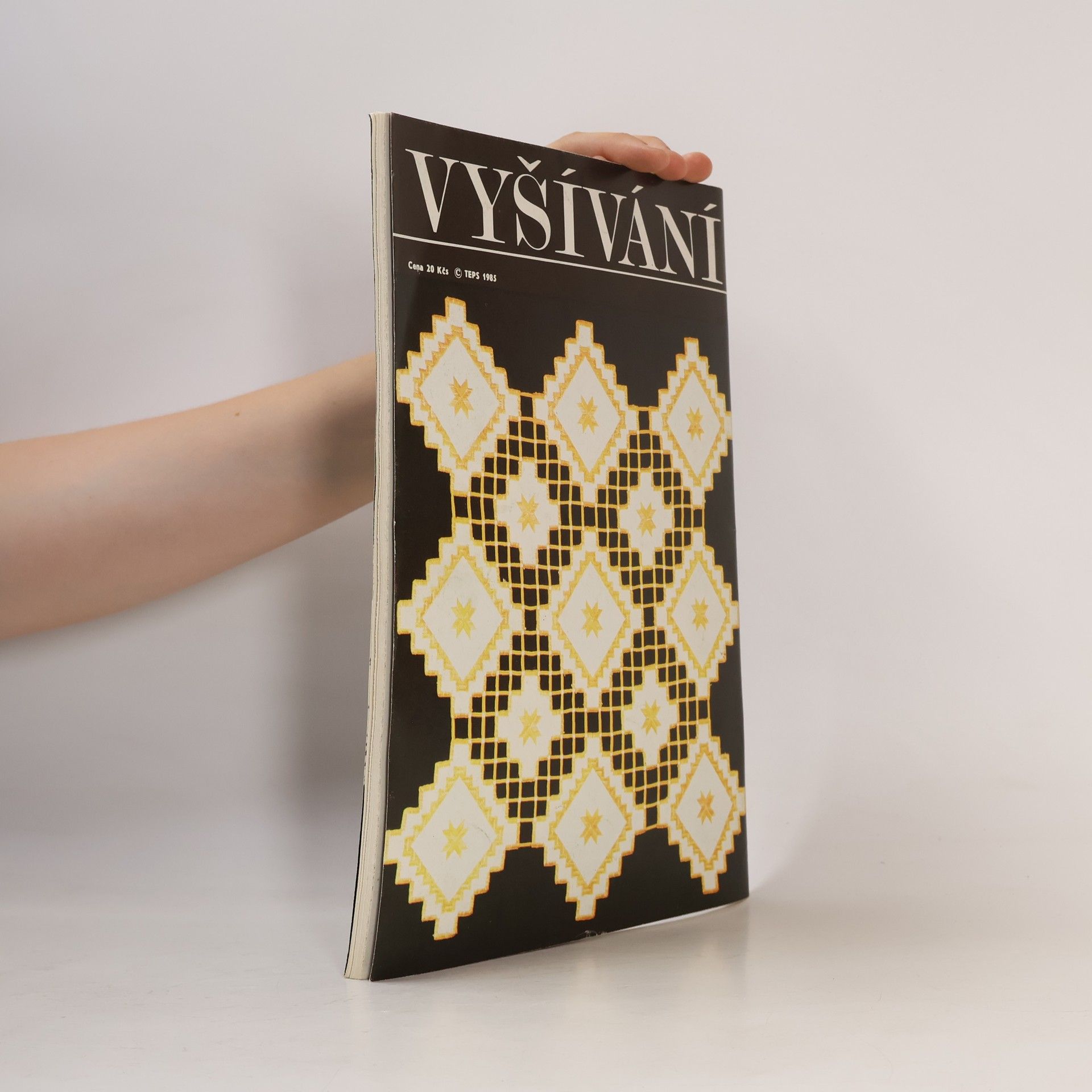 Marie Benešová Vyšívání 7. Ažury z vytažených nití. Vyšívání na tylu. Šitá krajka