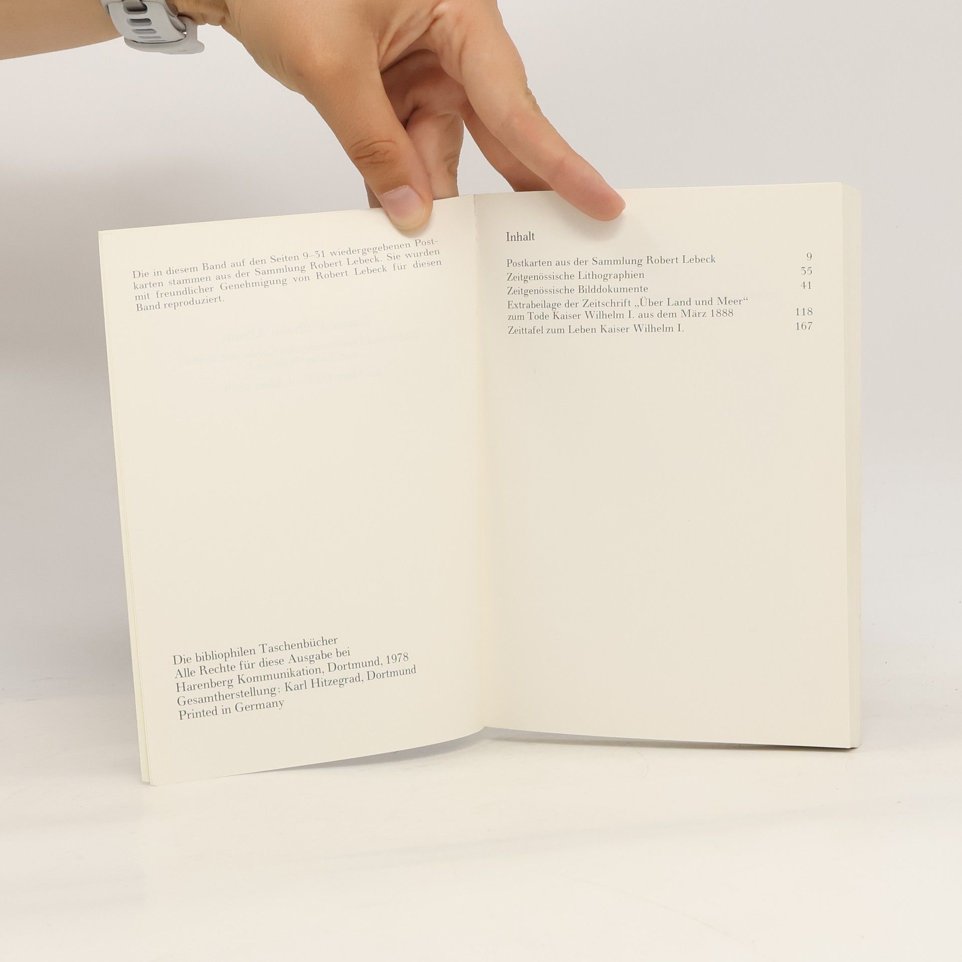 Heiner Höfener Die bibliophilen Taschenbücher - 34: Kaiser-Wilhelm-Album