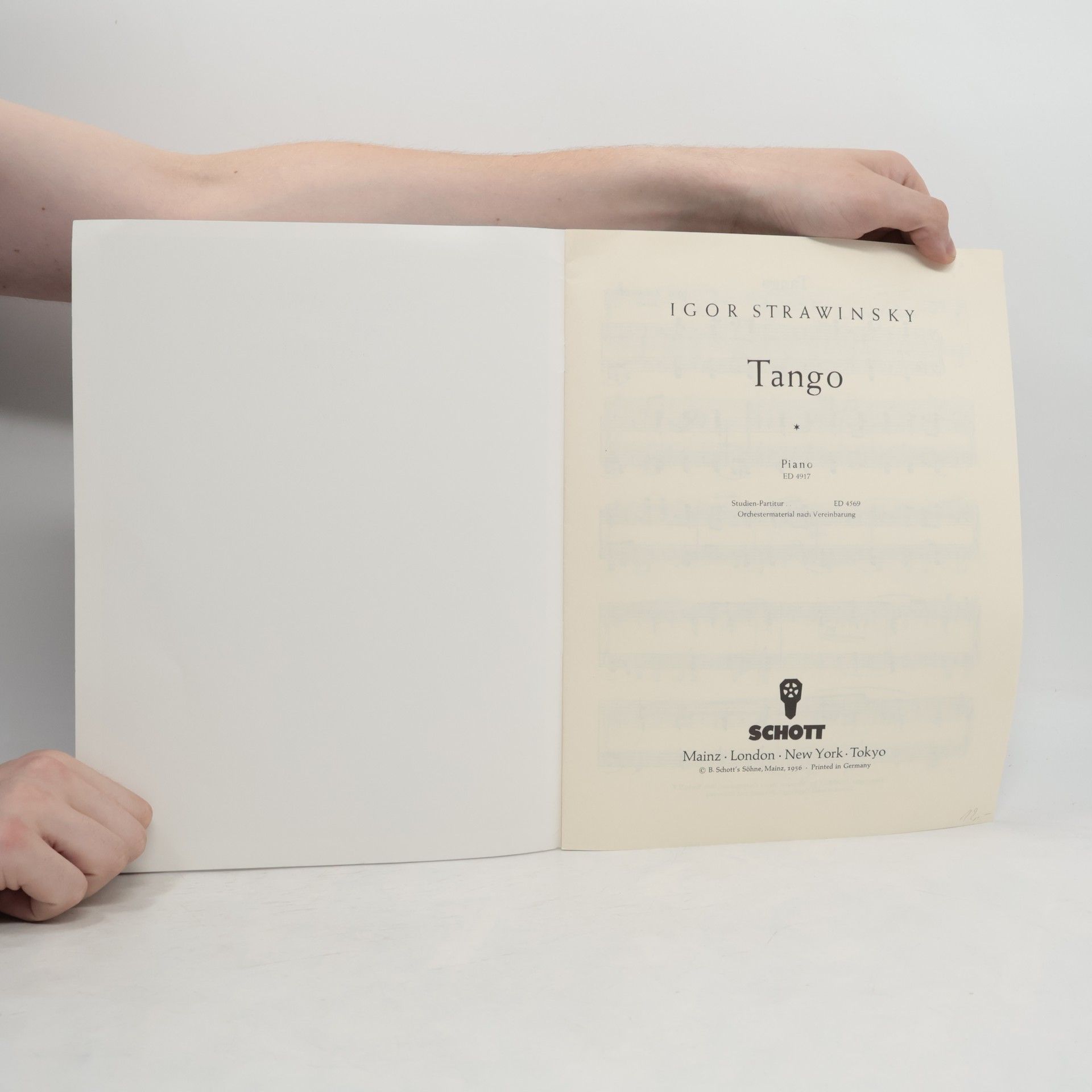 Igor Stravinsky Tango
