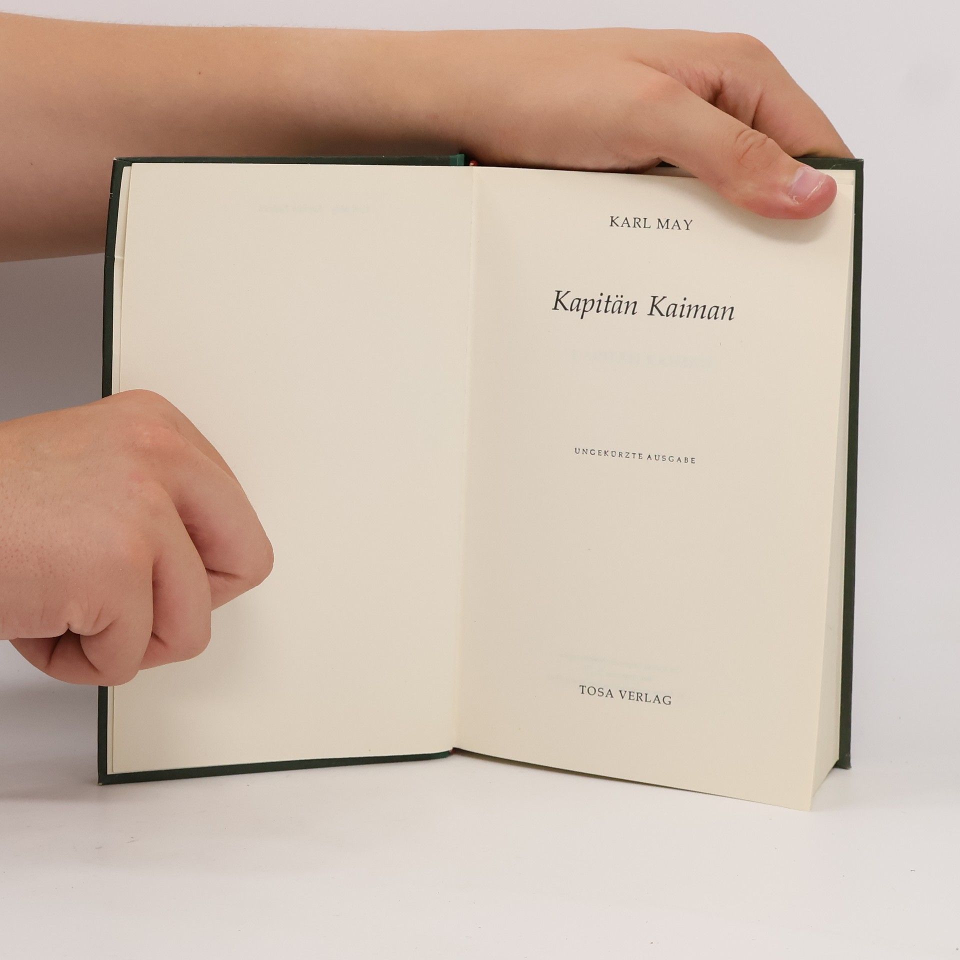 Karl May Kapitän Kaiman