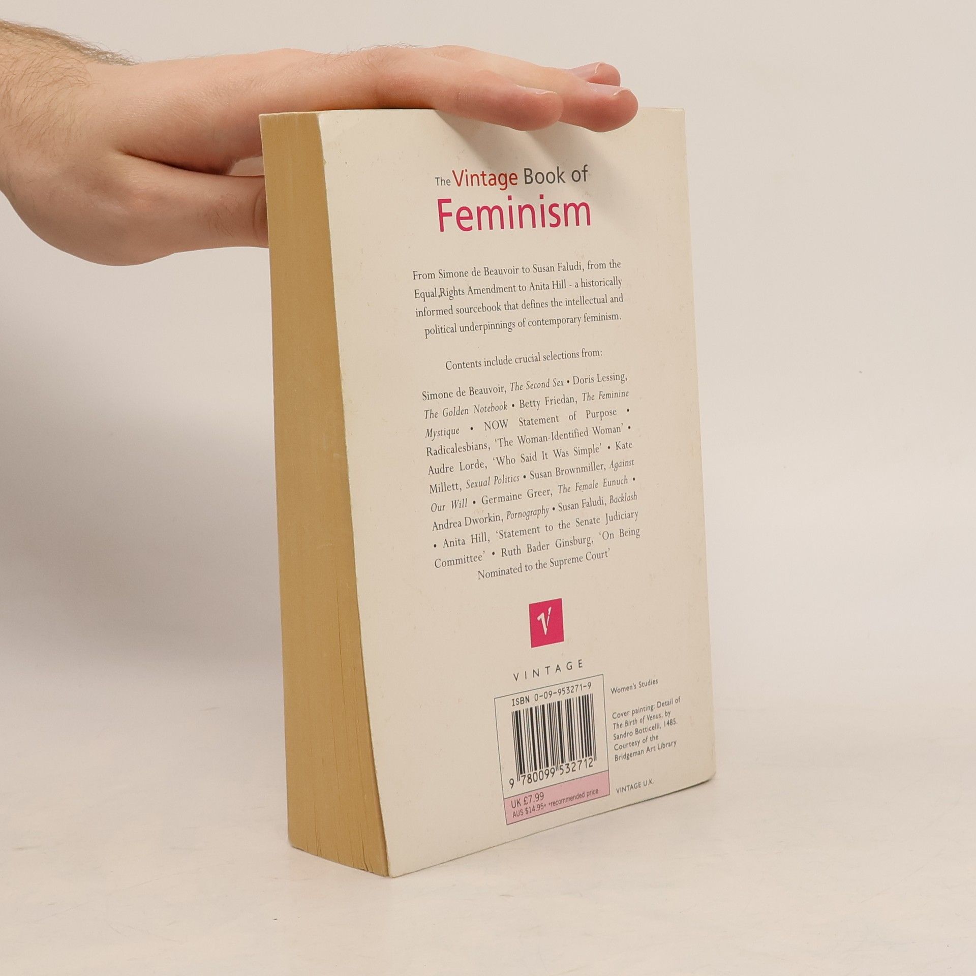 Miriam Schneir The Vintage Book of Feminism