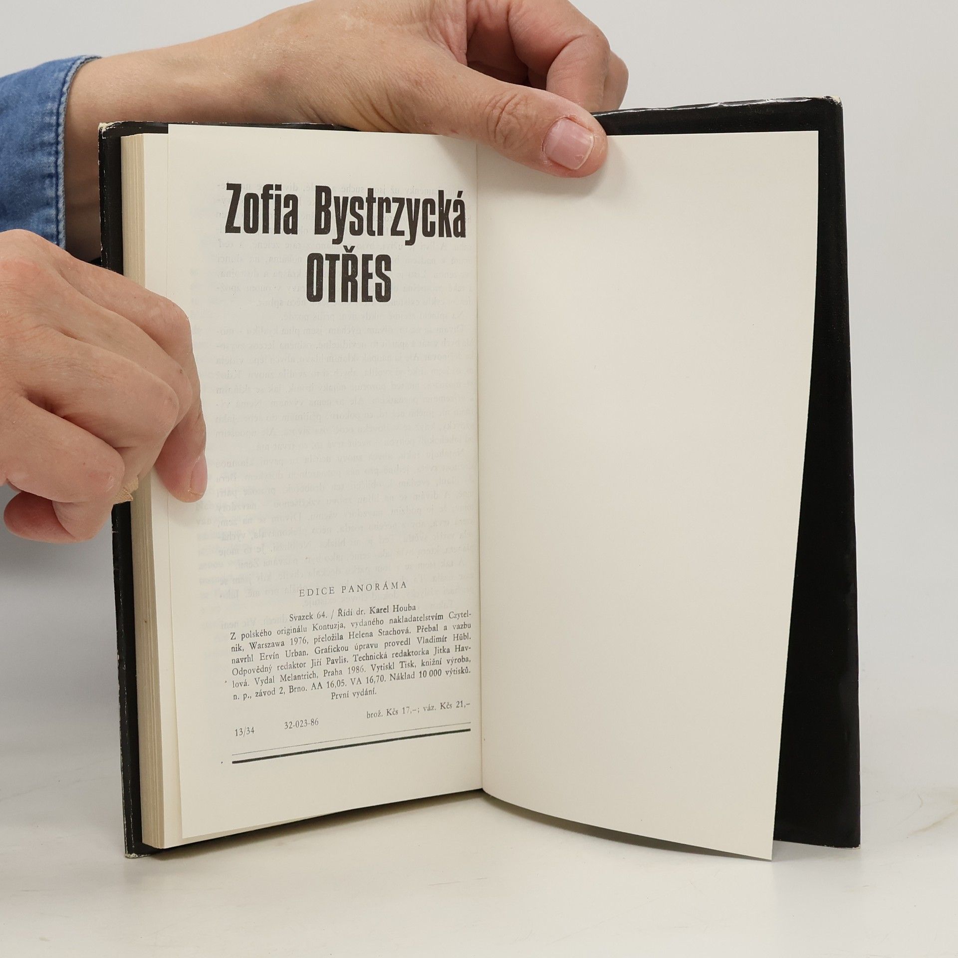 Zofie Bystrzycká Otřes