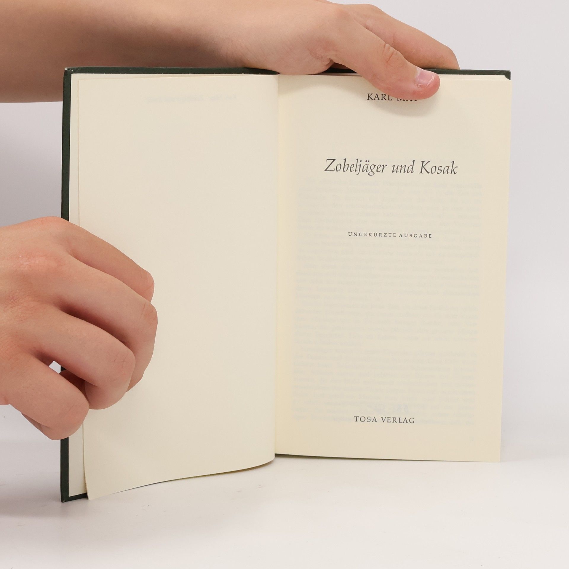 Karl May Zobeljäger und Kosak
