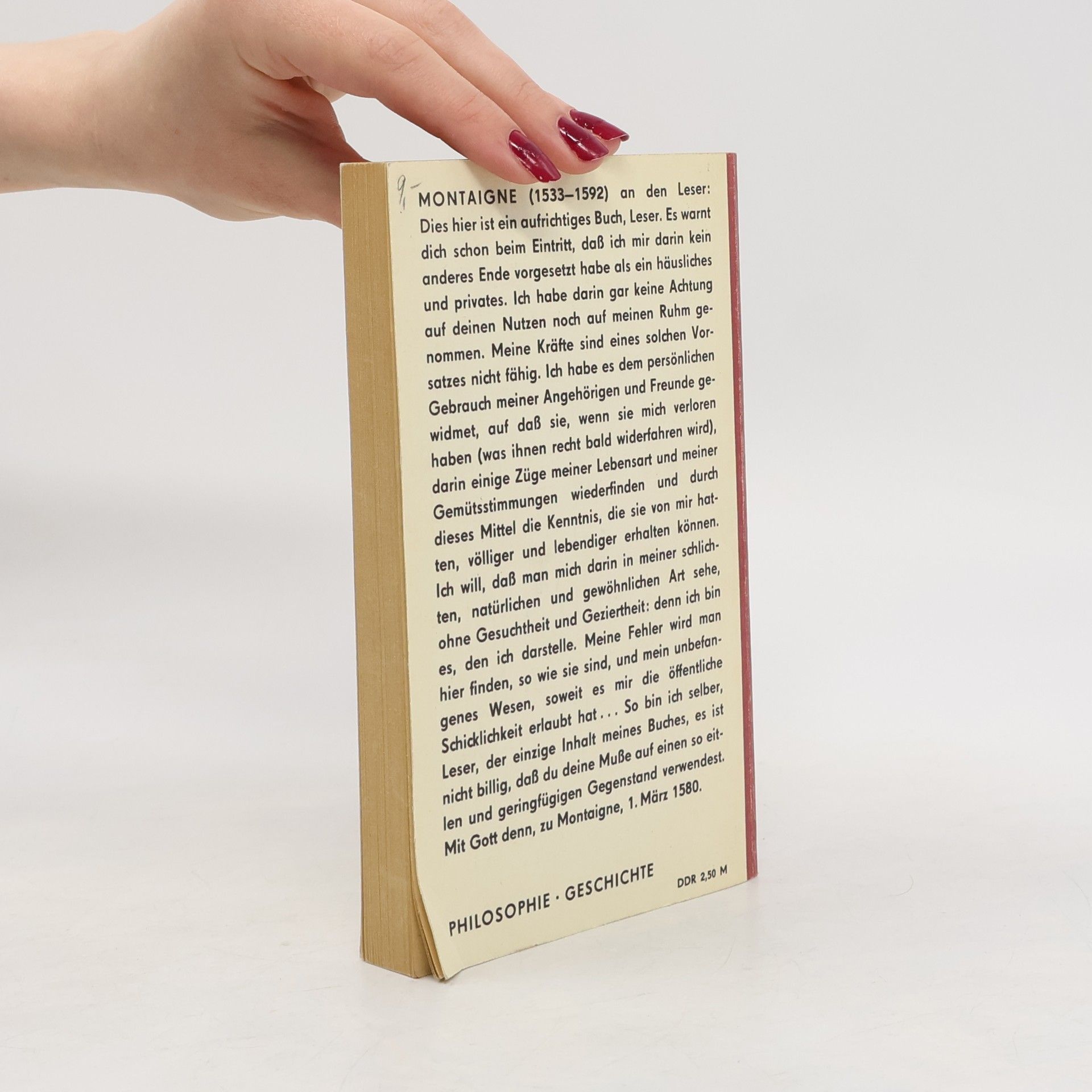 Michel de Montaigne Essays