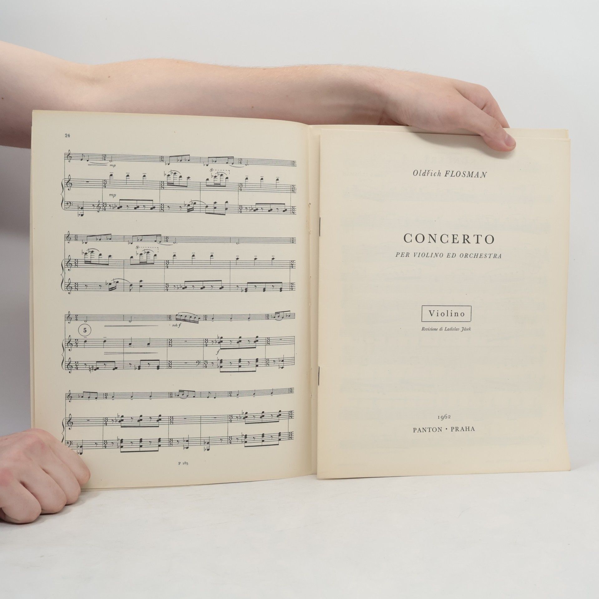 Oldřich Flosman Concerto per Violino ed Orchestra