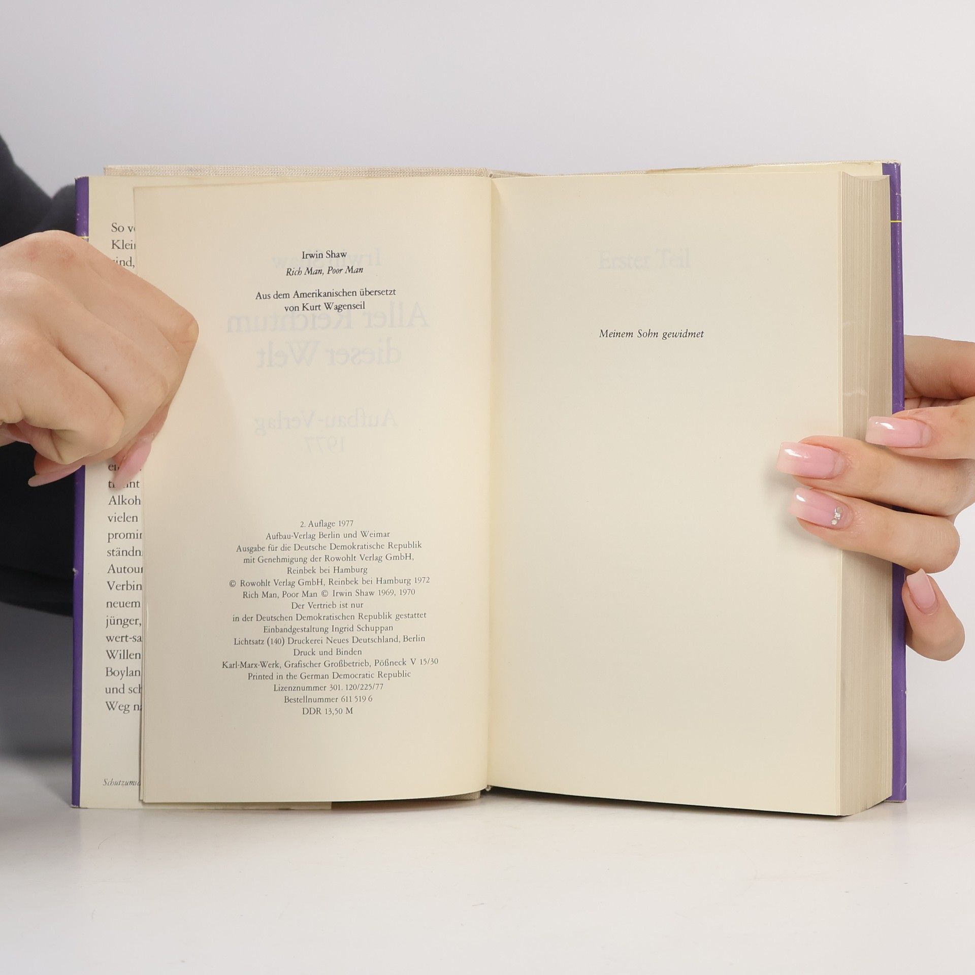 Irwin Shaw Aller Reichtum dieser Welt