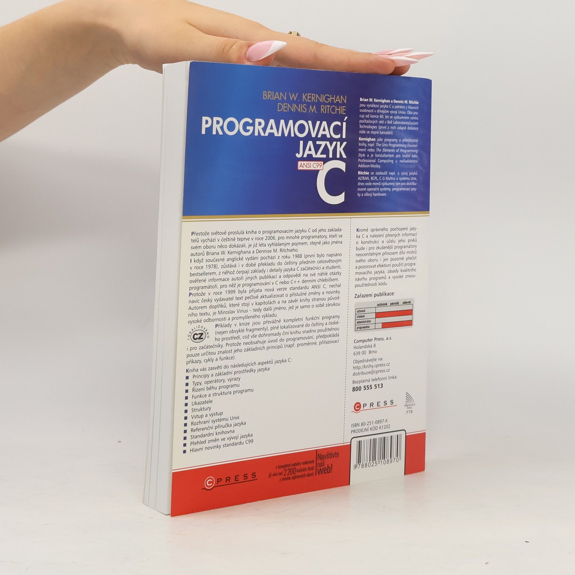 Brian Kernighan Programovací jazyk C