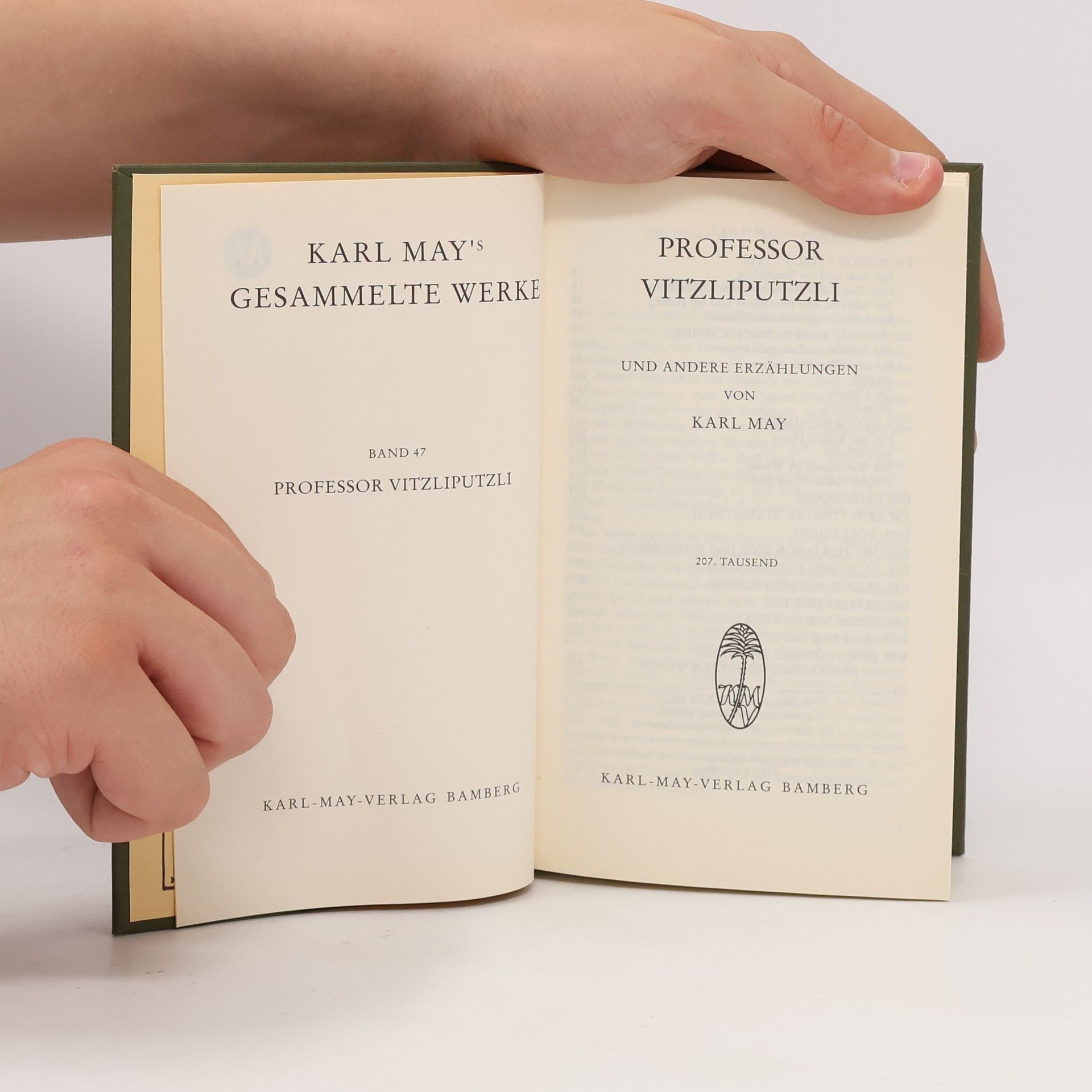 Karl May Professor Vitzliputzli