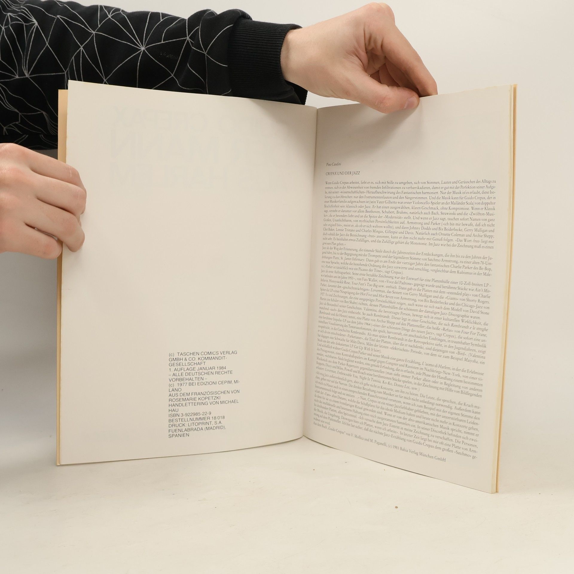 Guido Crepax Der Mann aus Harlem