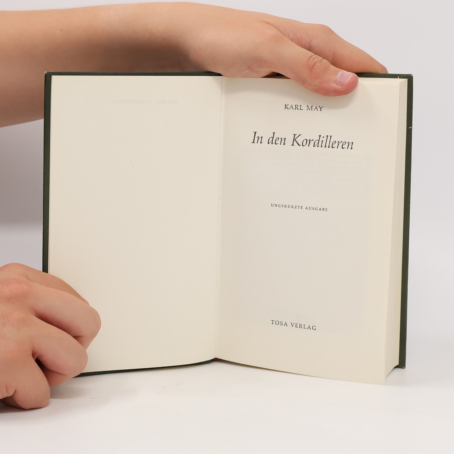 Karl May In den Kordilleren