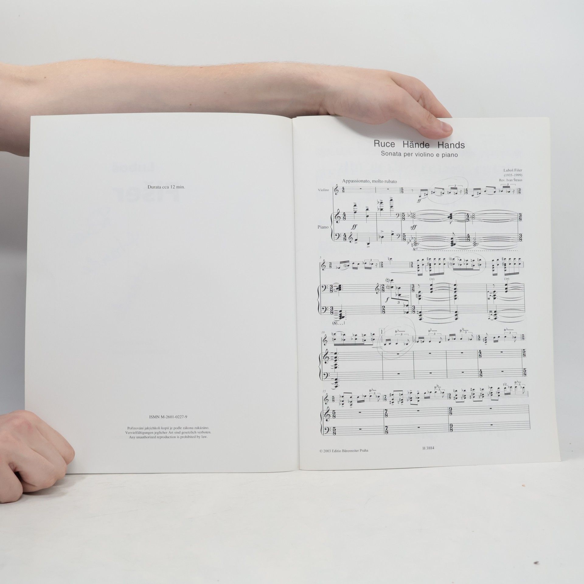 Luboš Fišer Sonata per violino e piano